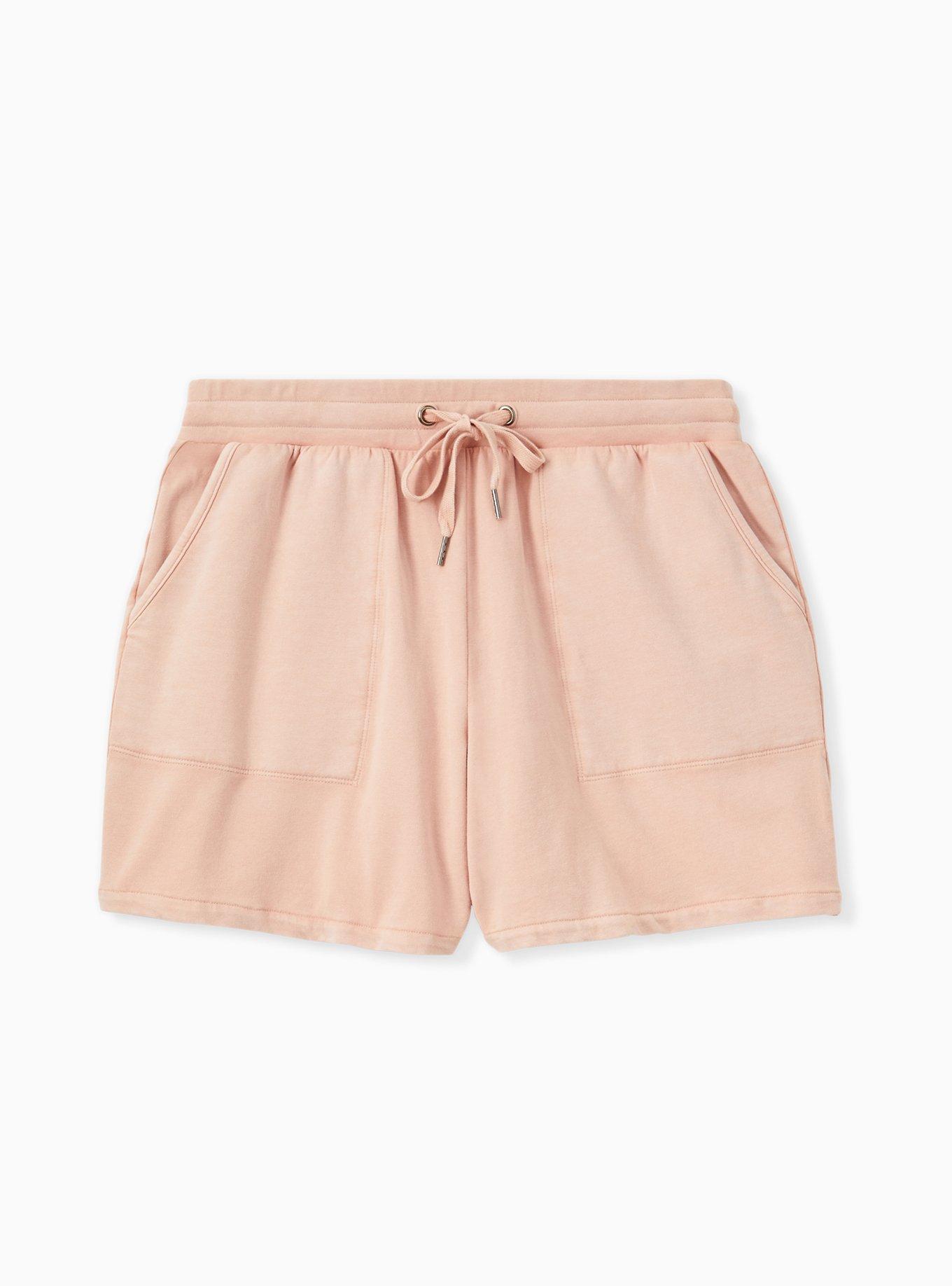 Terry Striped Shorts in Light Pink main image 0