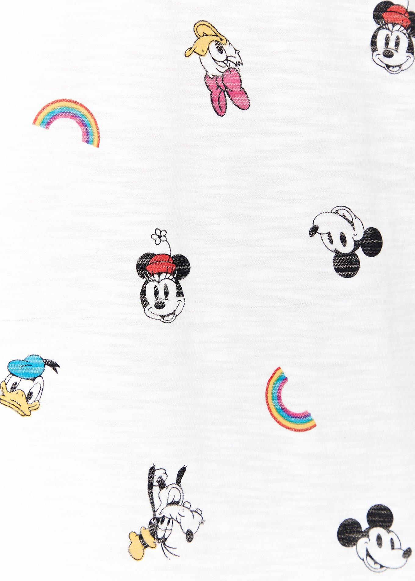Plus Size Disney Mickey Mouse & Friends Rainbow Football Sleep Tunic, MULTI, alternate