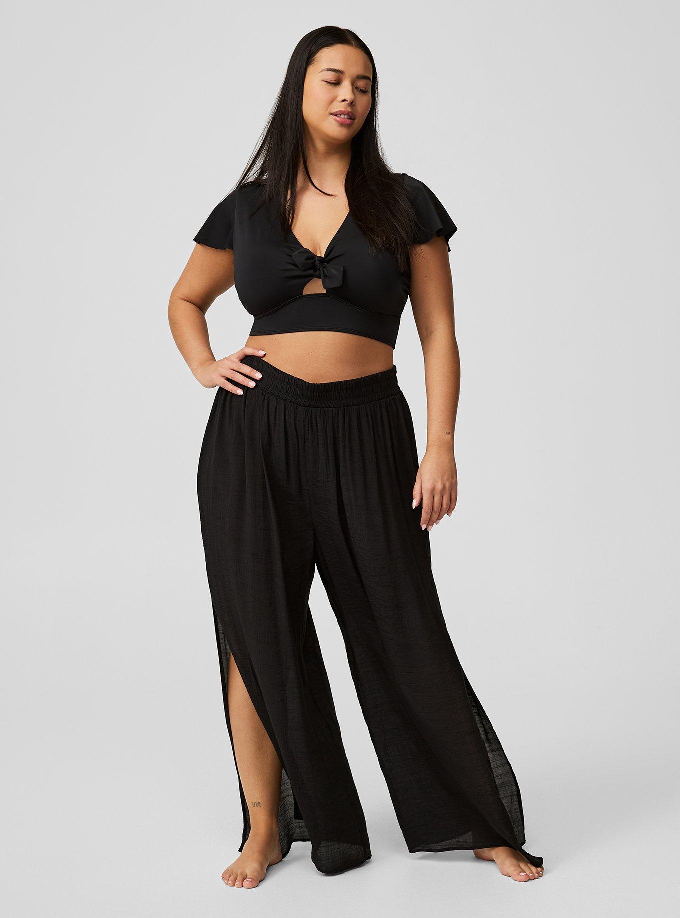 Sheer Mesh Pants, Beach Pants, Womens Palazzo Pants, Womens Dress Pants,  Active Wear, Wide Leg Pants Women, Resort Wear, Palazzo Pants Women -   Denmark