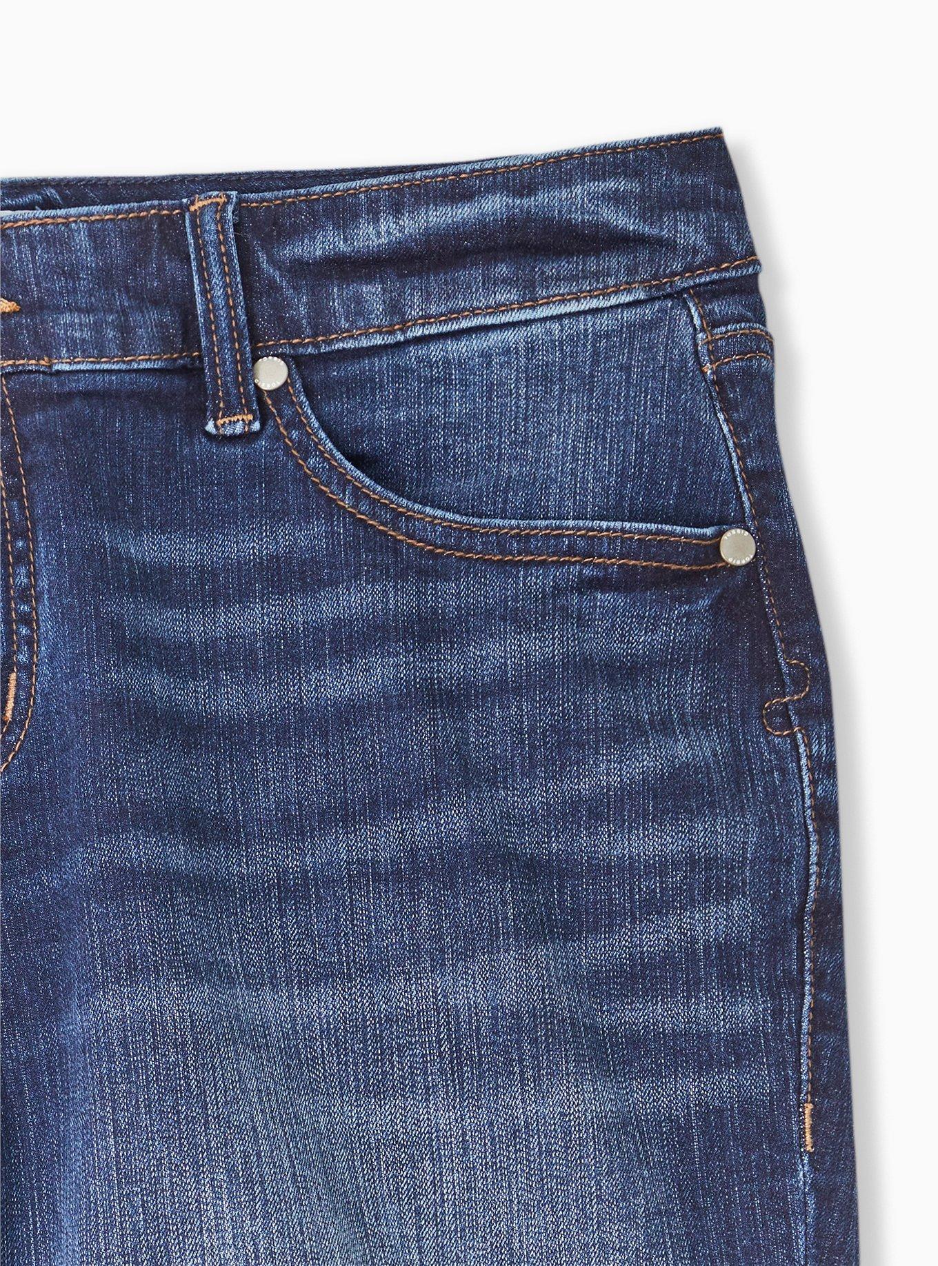 8 Inch Vintage Stretch Mid-Rise Short, KEEP IT 100, alternate