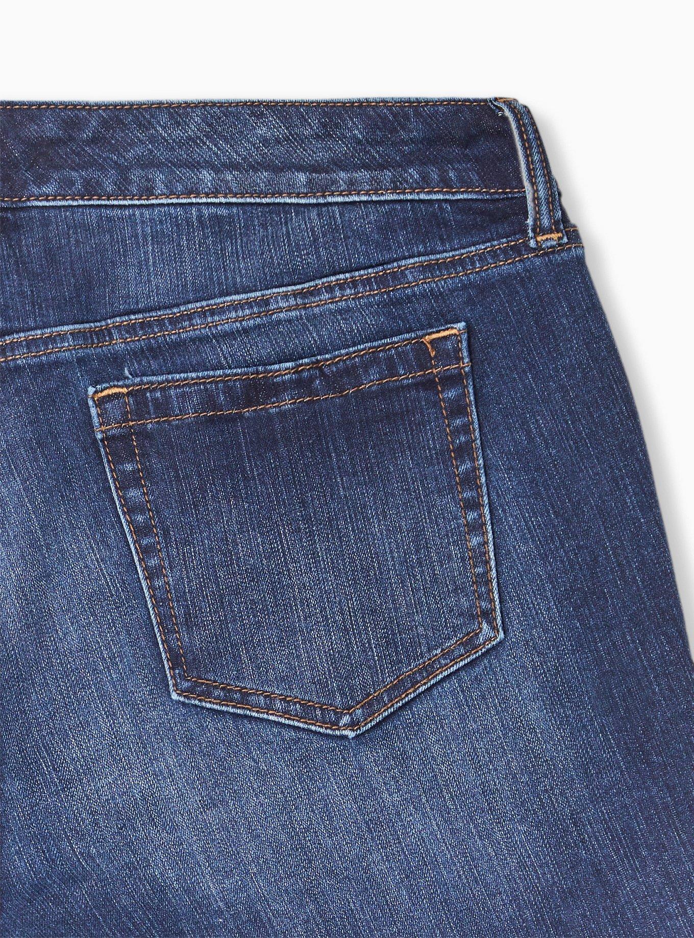 8 Inch Vintage Stretch Mid-Rise Short, KEEP IT 100, alternate