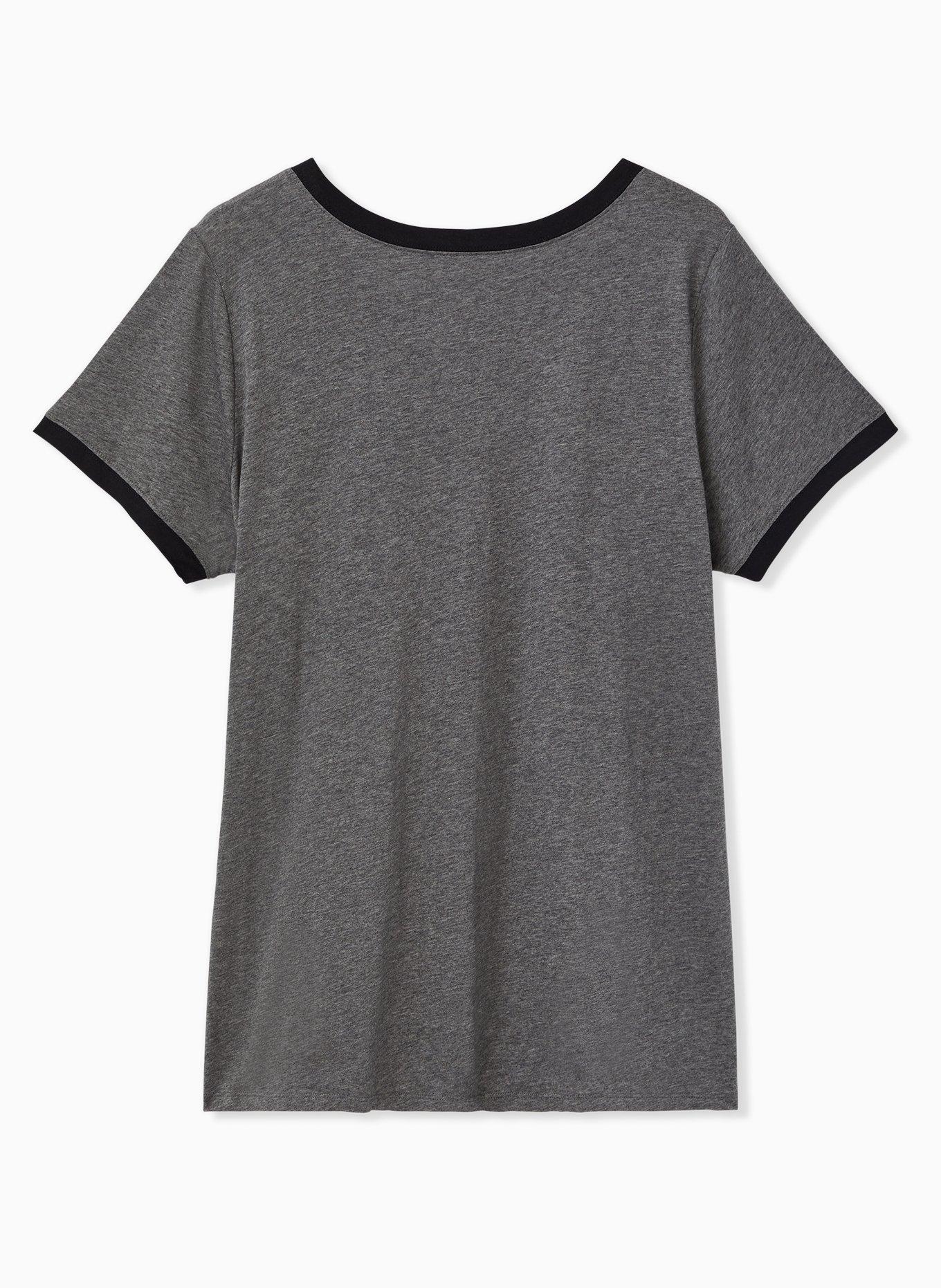 Disney Pixar Toy Story Friends Charcoal Ringer Top, HEATHER GREY, alternate