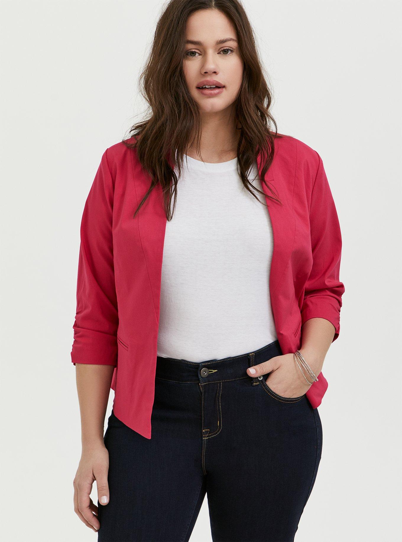 Torrid hotsell pink blazer