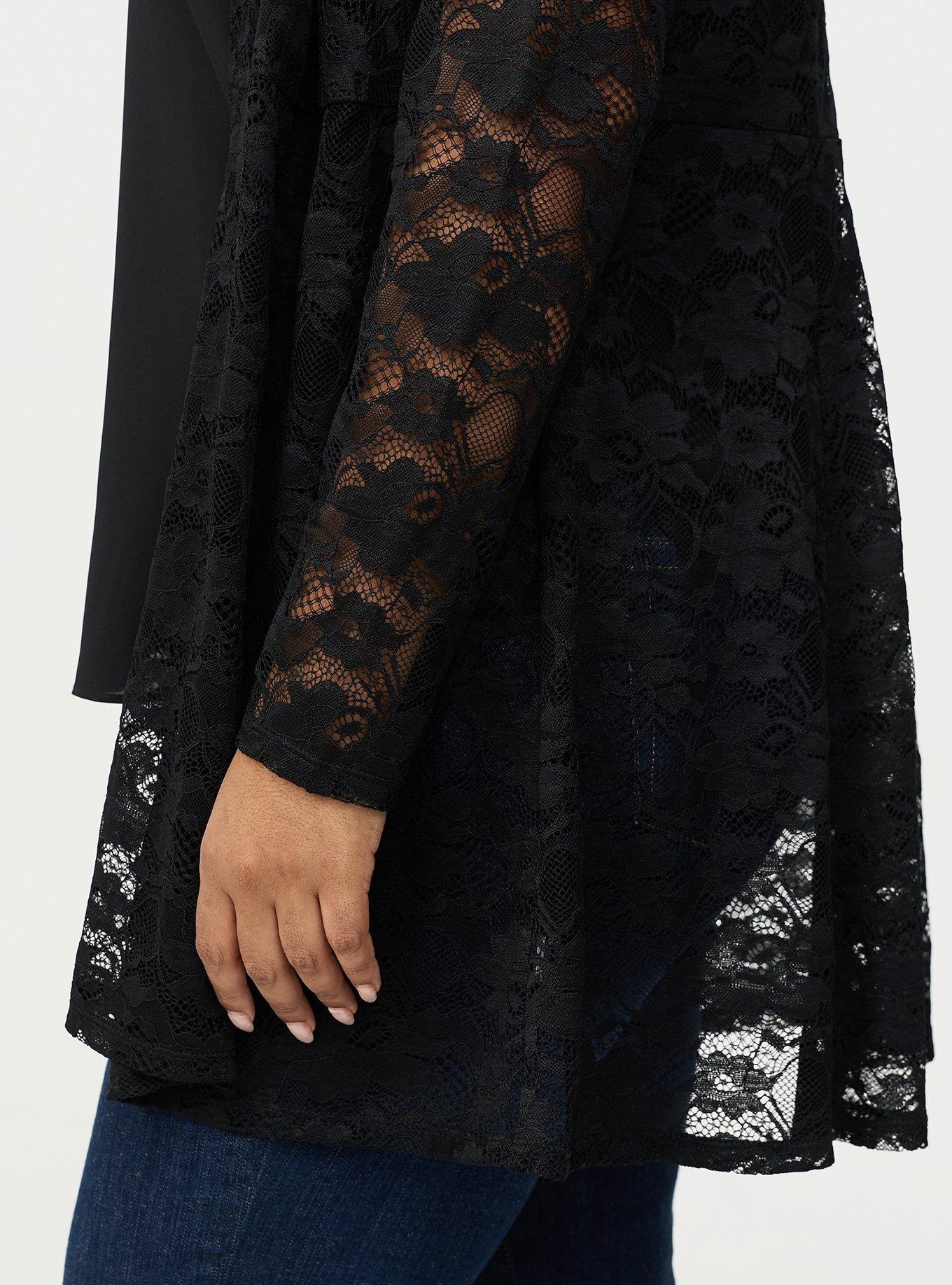 Fit & Flare Lace Kimono