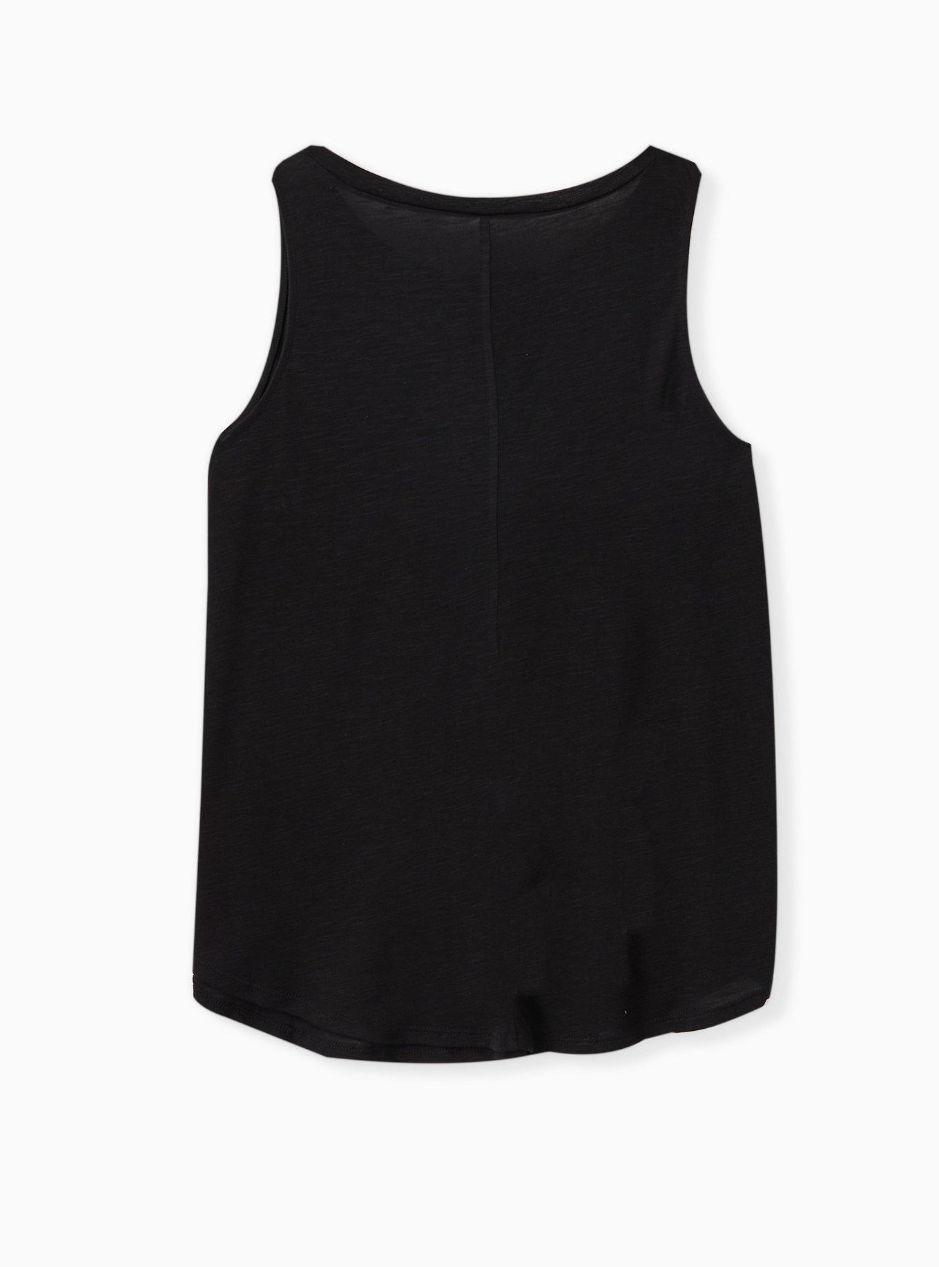 Plus Size Celebrate Love Is Love Black Slub Tank, , alternate