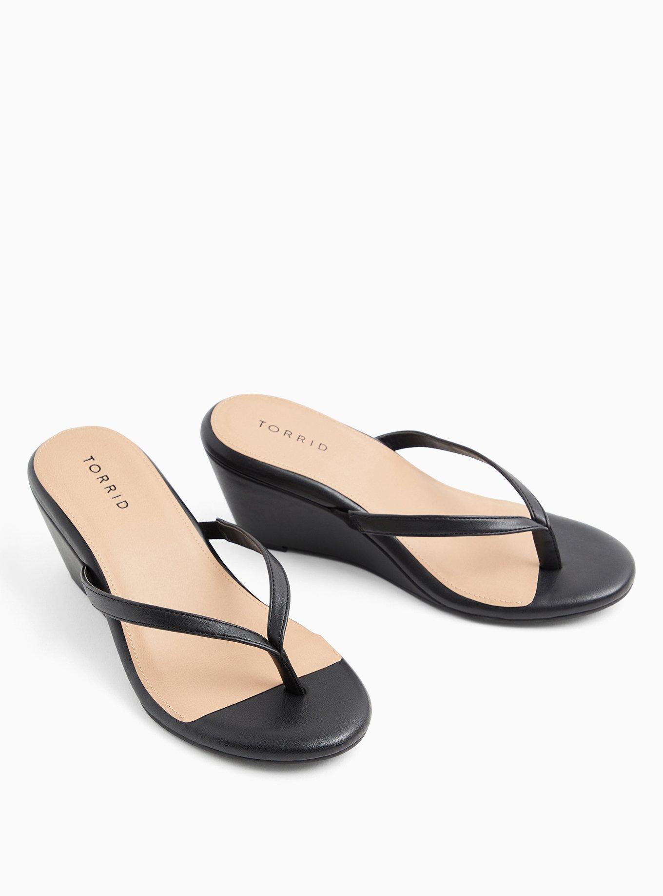 Midi Flip Flop Wedge (WW), BLACK, alternate