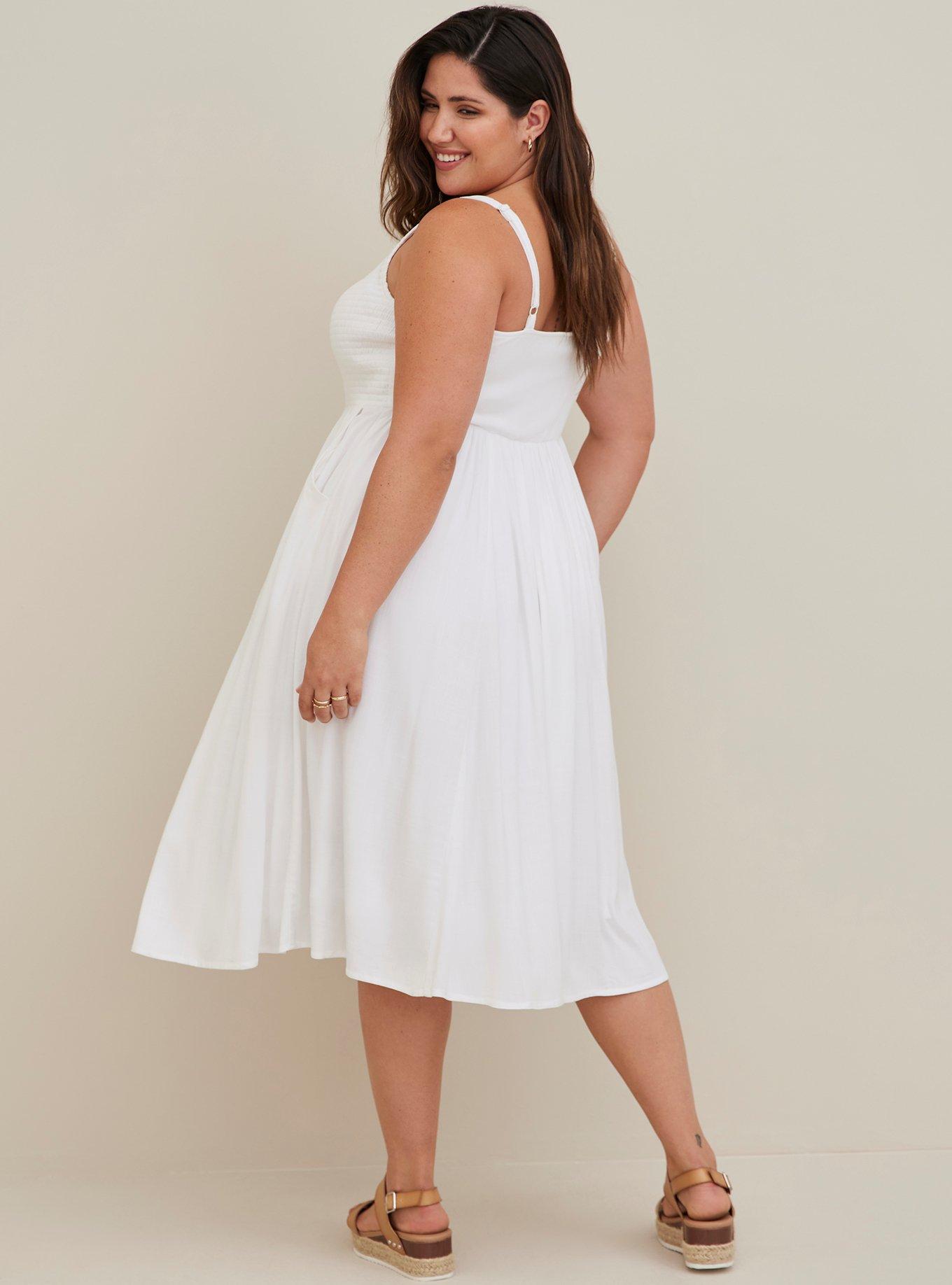 White 2025 torrid dress