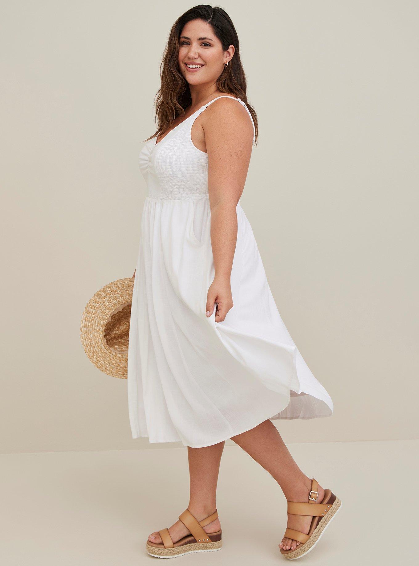 Torrid 2025 white dress