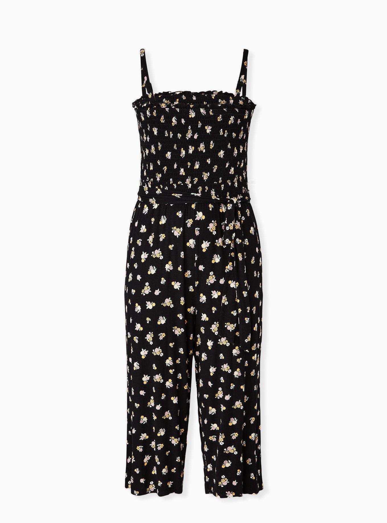 Torrid clearance floral jumpsuit