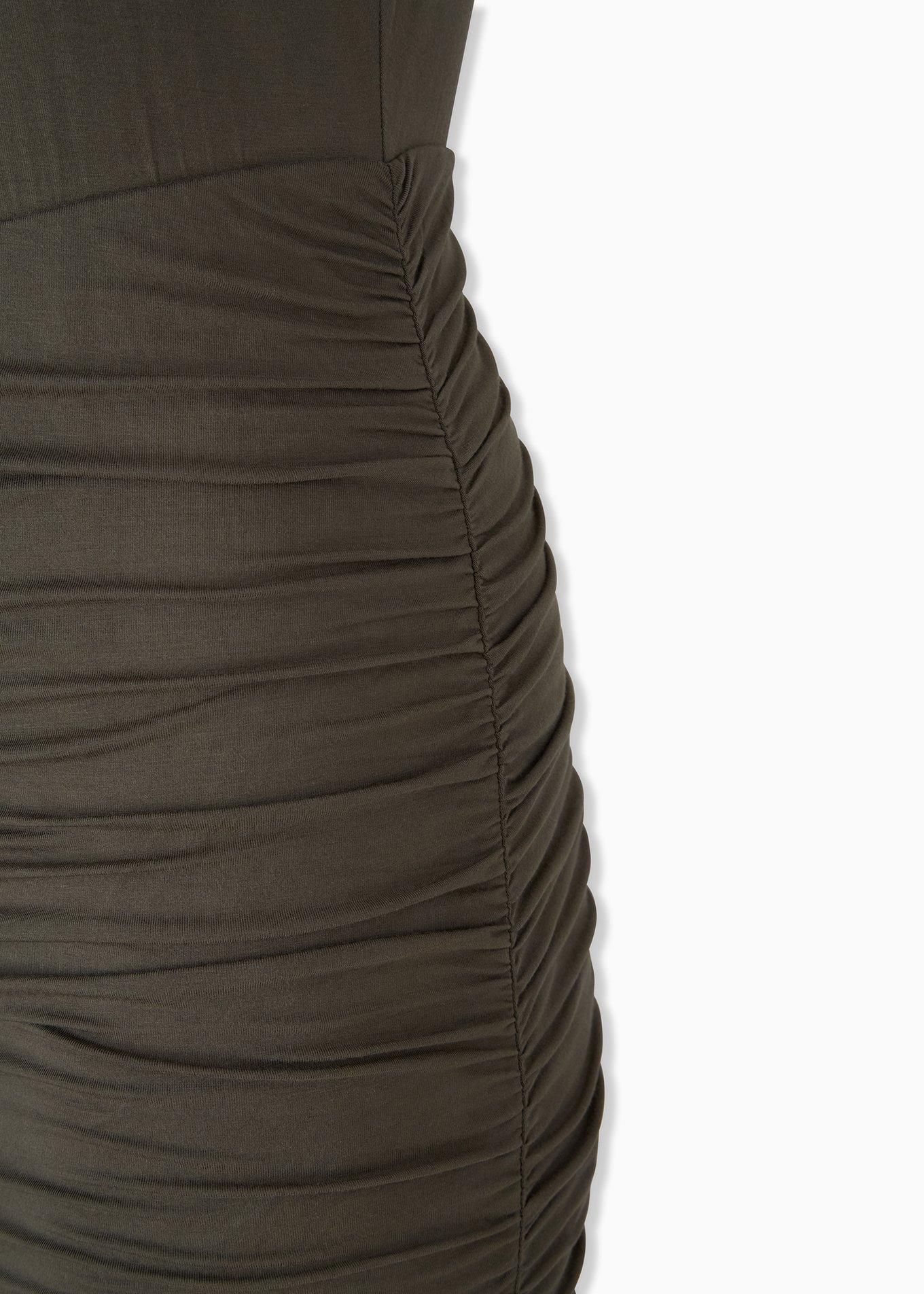 Mid Super Soft Ruched Bodycon Dress, DEEP DEPTHS, alternate