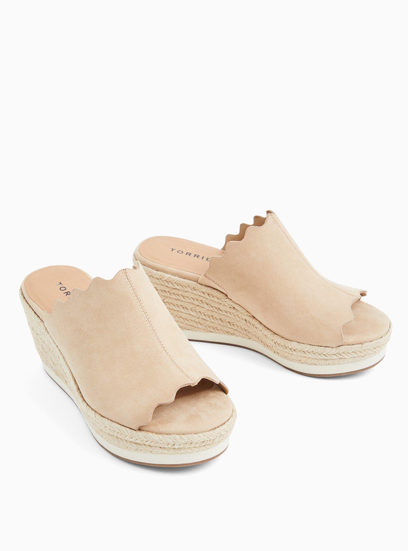 espadrille wedge mule