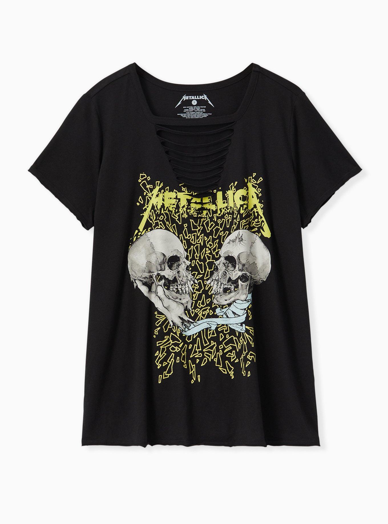 トップス llica skull band Tee fade black XL zero-skateboards-zero-tee-