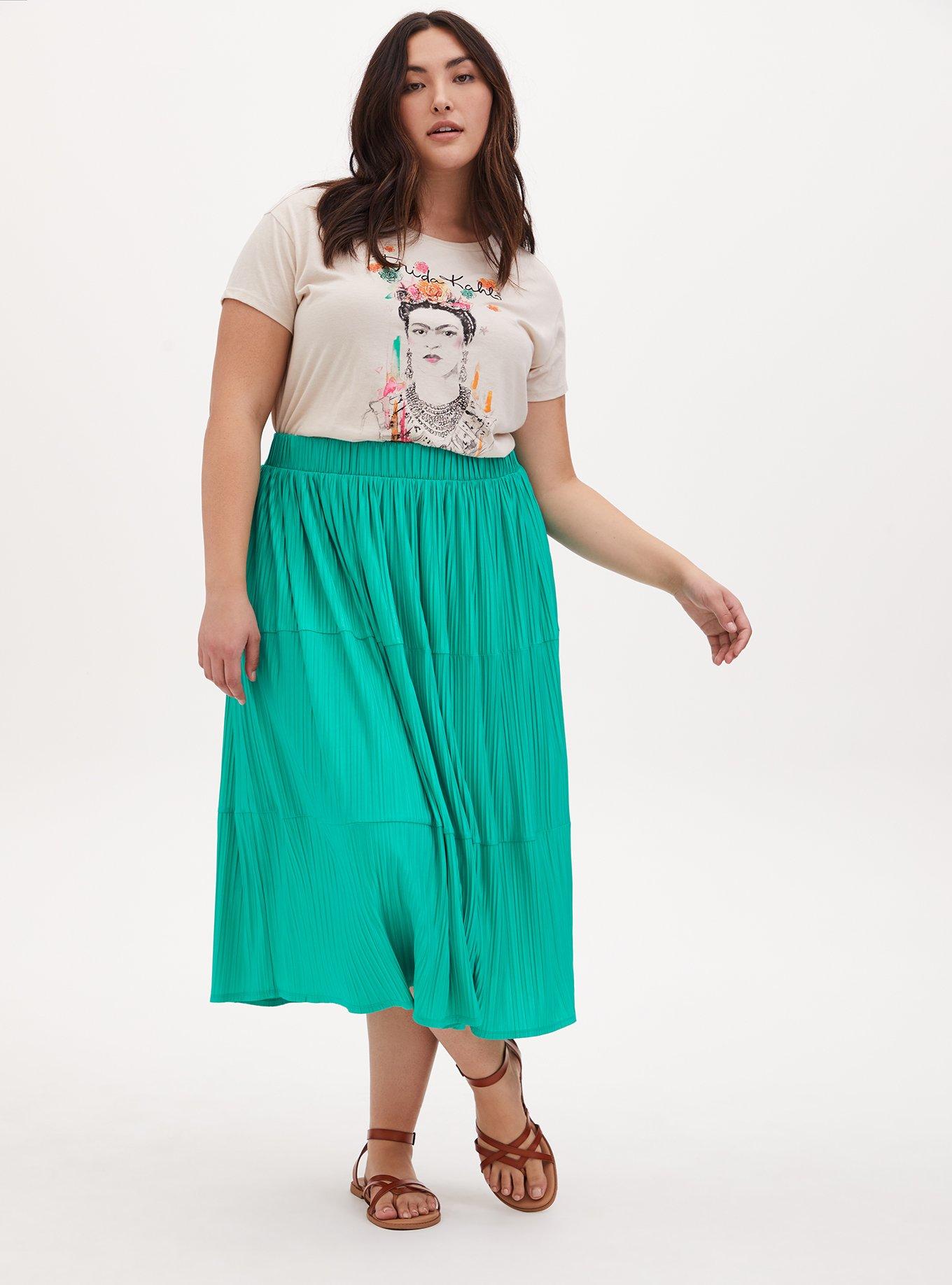 Plus Size Frida Ivory Crop Crew Tee, CLOUD DANCER, alternate