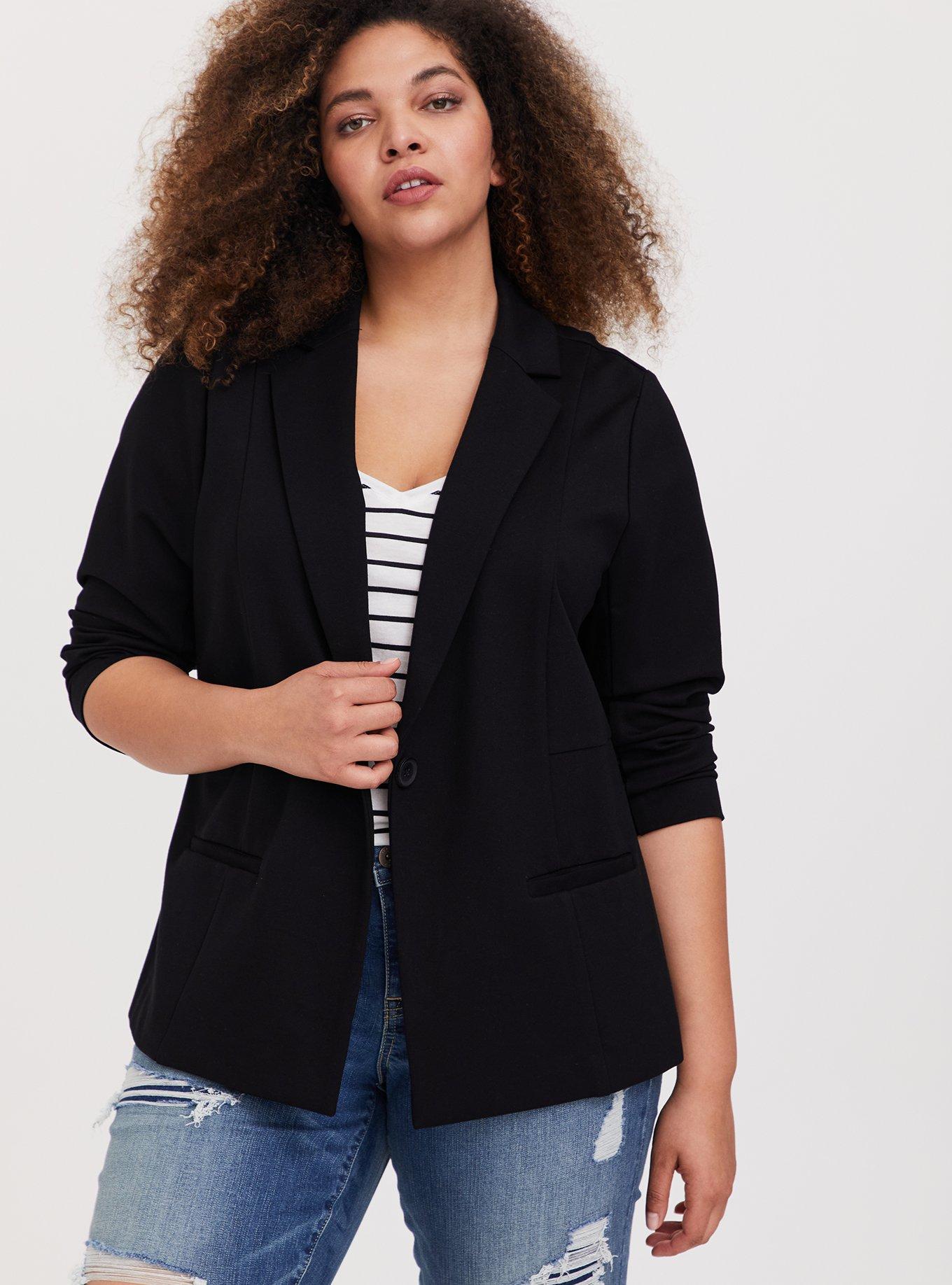 Torrid plus clearance size blazers