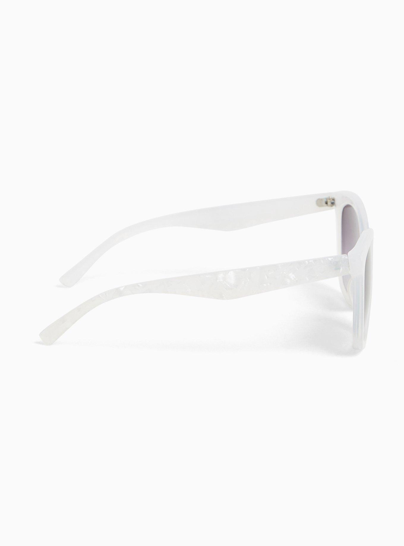 White cheap marble sunglasses