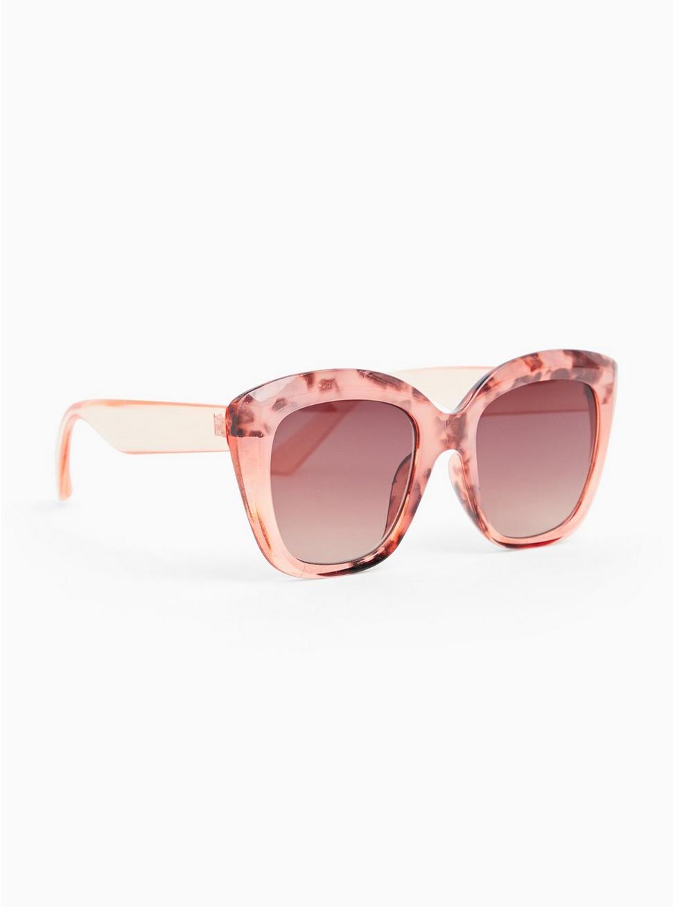 Plus Size - Pink Speckled Cat Eye Sunglasses - Torrid