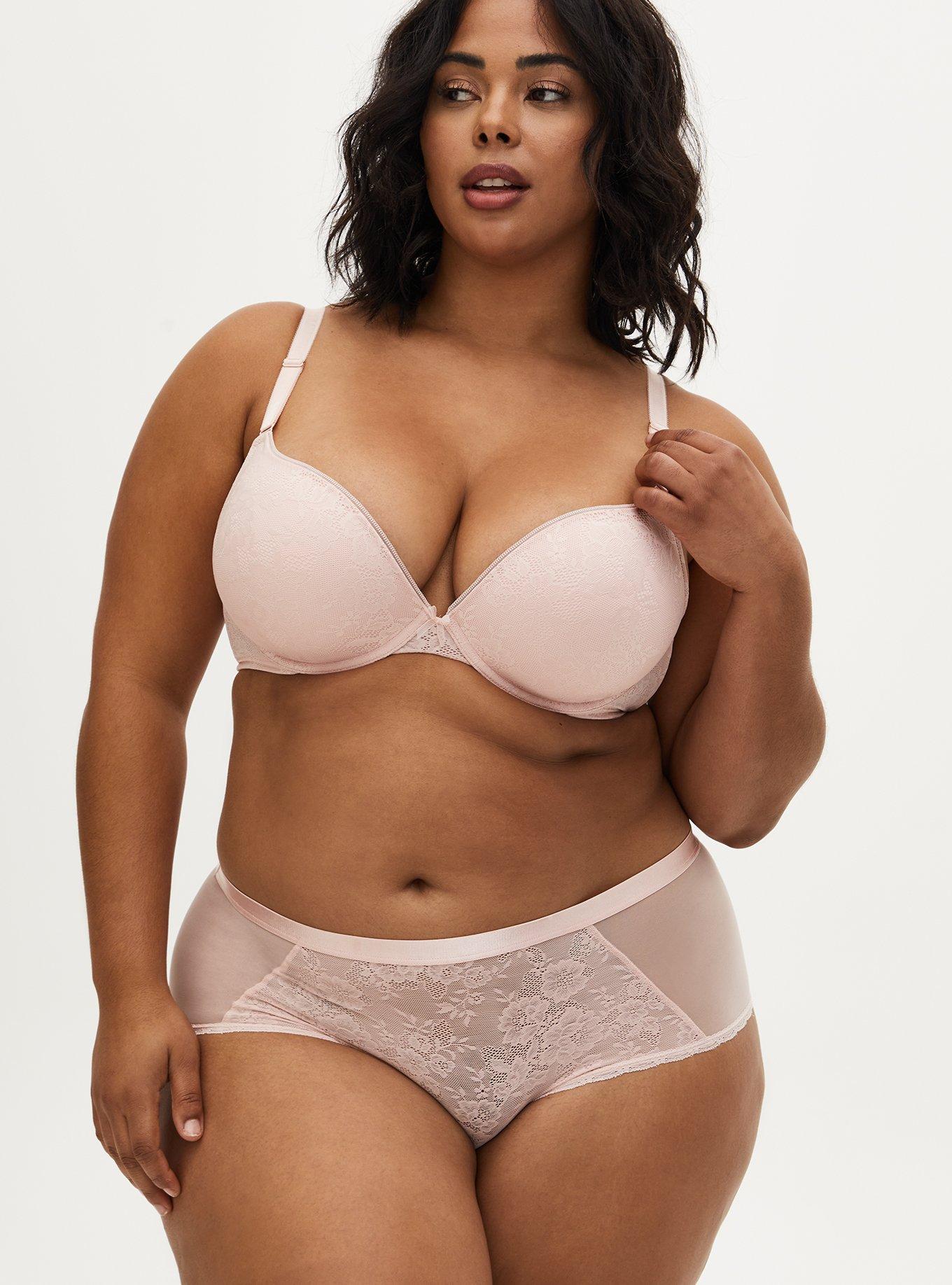 Front Close Mastectomy Bra with Modern Lace (Sister) 1105263-S