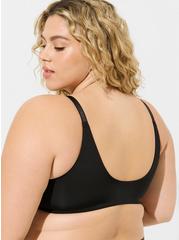 T-Shirt Lightly Lined Smooth Front Close 360° Back Smoothing™ Bra, RICH BLACK, alternate