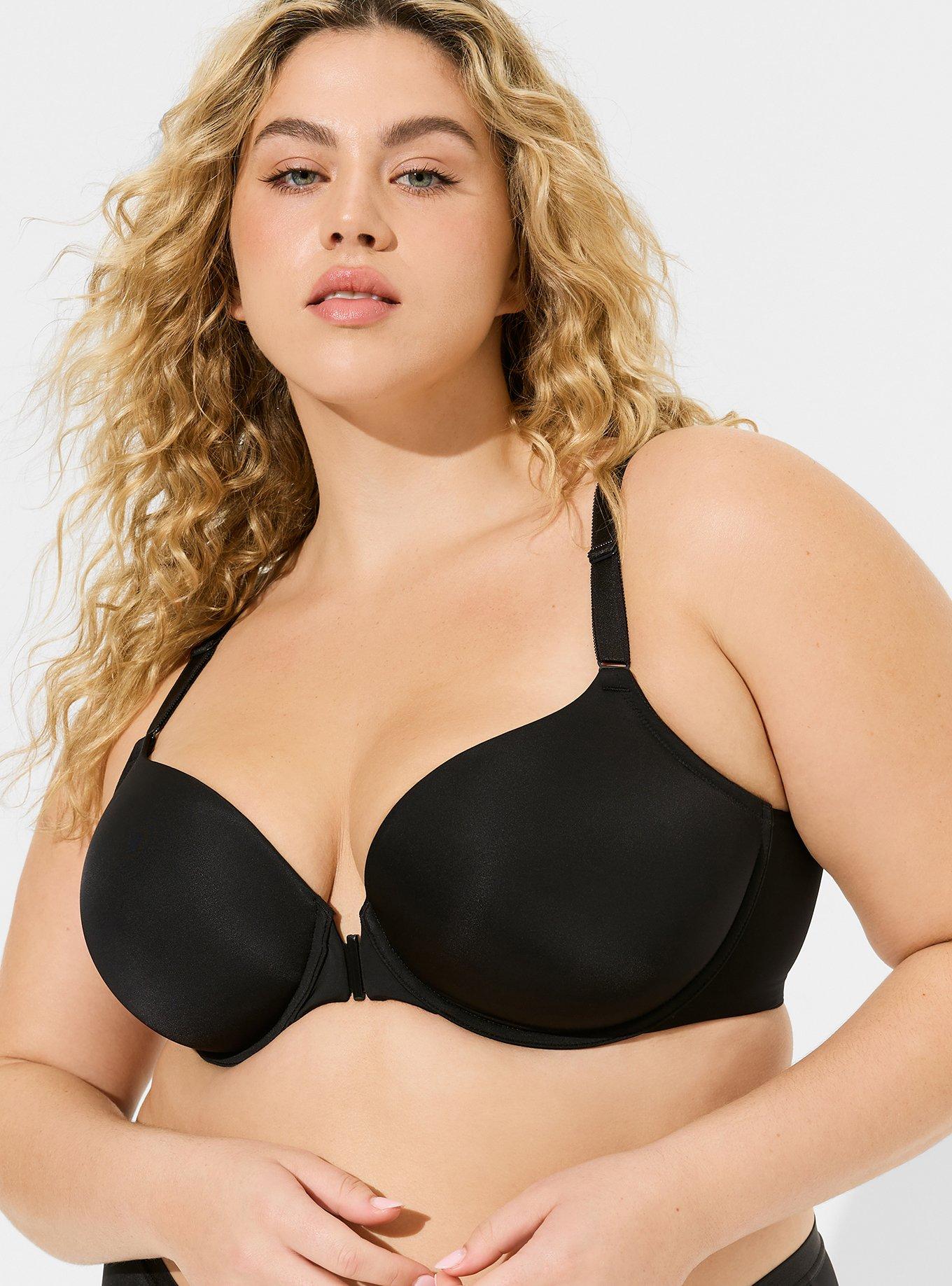 Plus Size - T-Shirt Lightly Lined Smooth Front Close 360° Back Smoothing® Bra pic