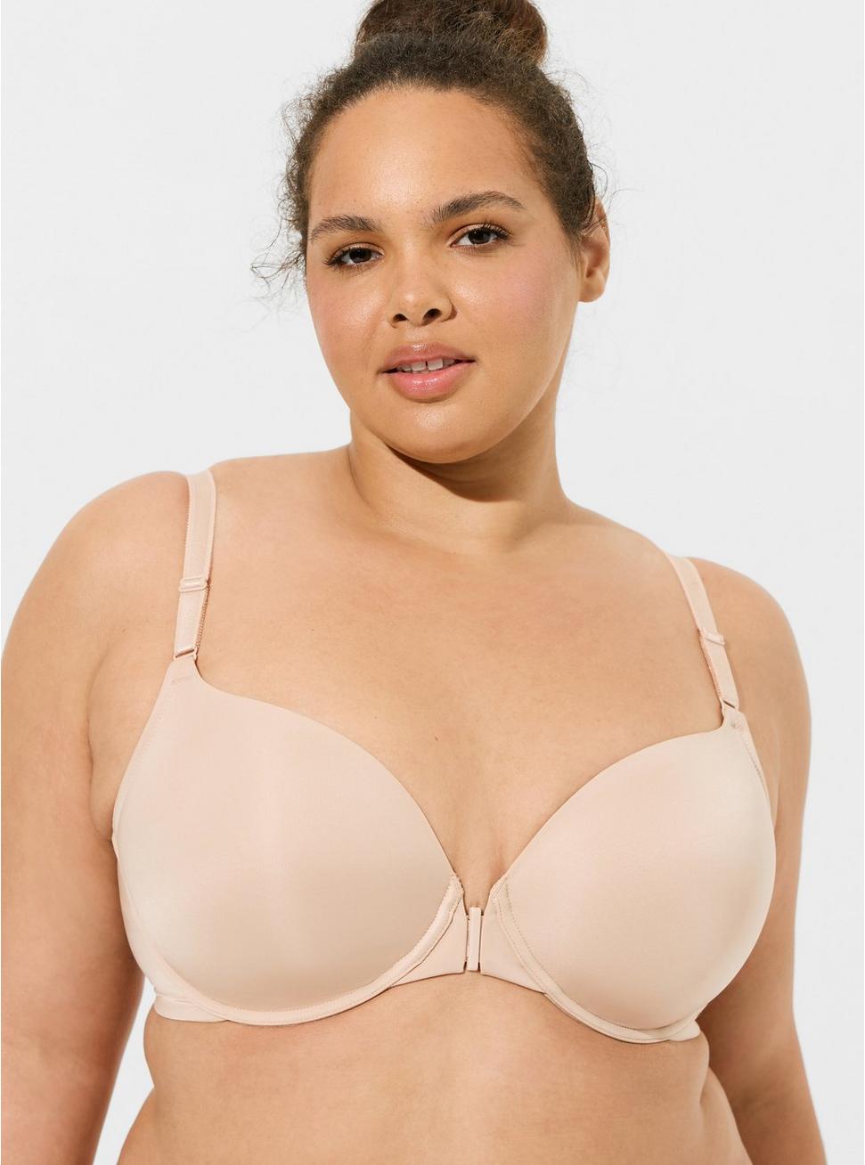 T-Shirt Lightly Lined Smooth Front Close 360° Back Smoothing® Bra, ROSE DUST, hi-res
