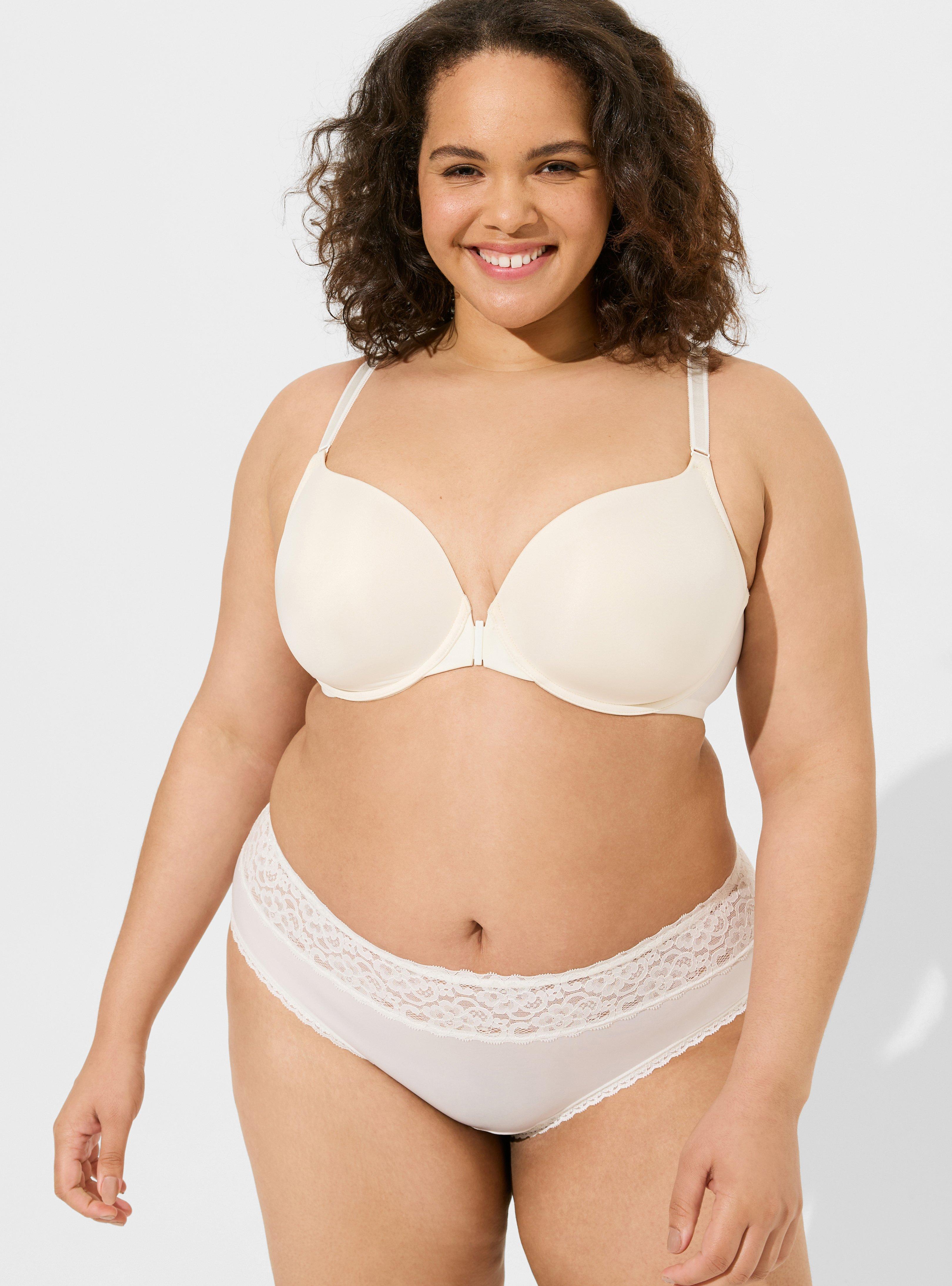 C Ideal Front-Close T-Back Bra : : Clothing, Shoes & Accessories