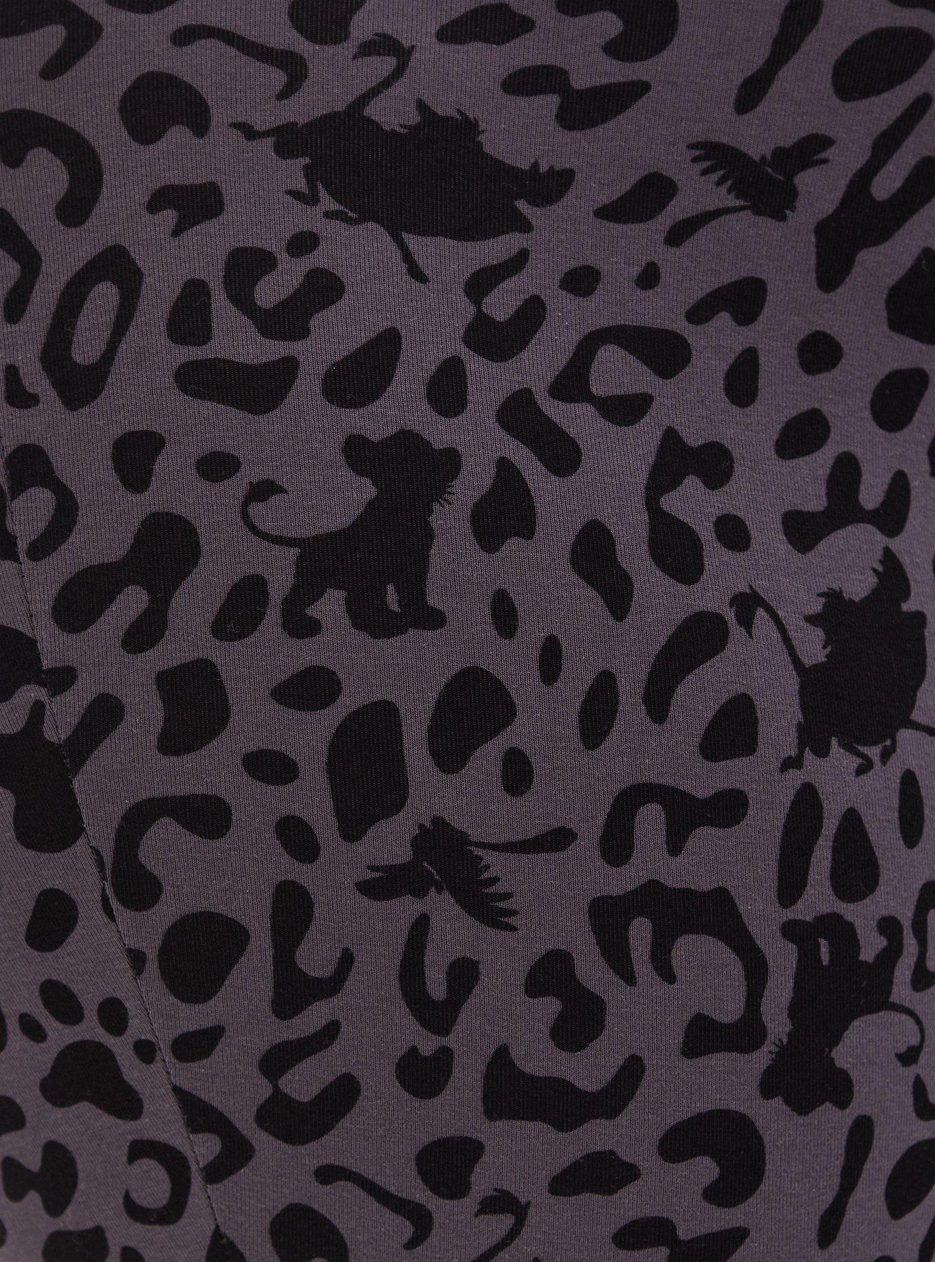Disney The Lion King Grey Leopard Bike Short, NINE IRON, alternate