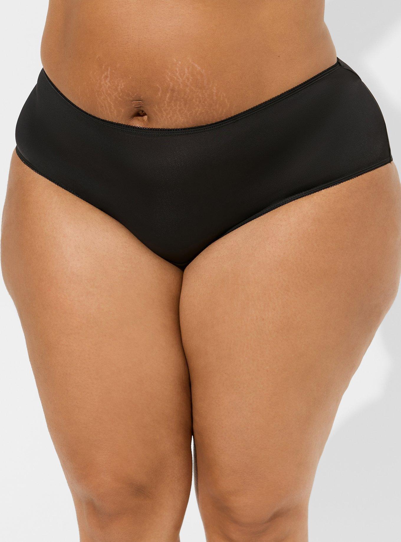Plus Size - Microfiber Cheeky Panty With Cross Back - Torrid