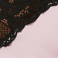 Microfiber And Super Soft Lace Mid-Rise Hipster Panty, ZEPHYR RICH BLACK, swatch