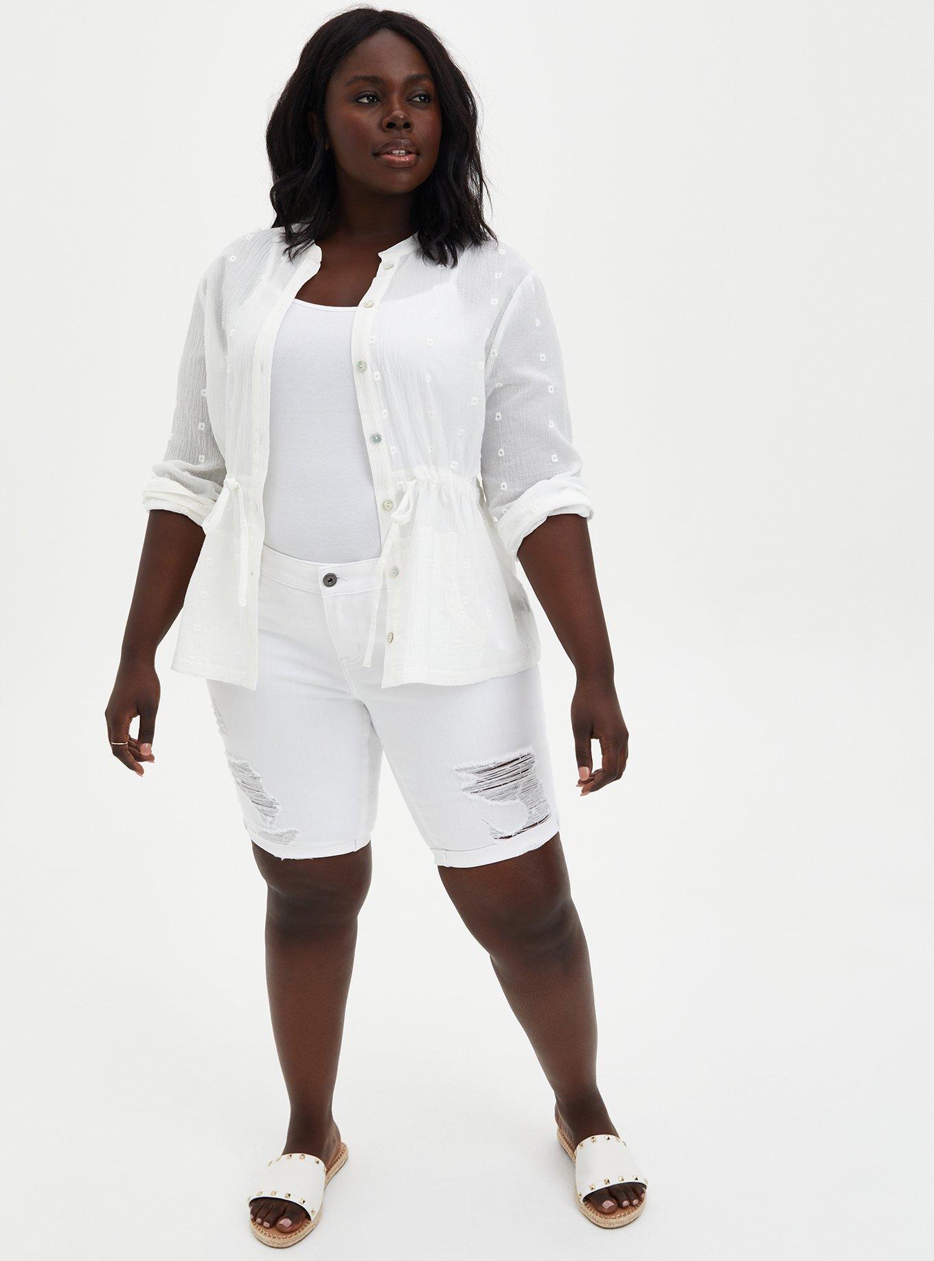 Plus size embroidered sales coat