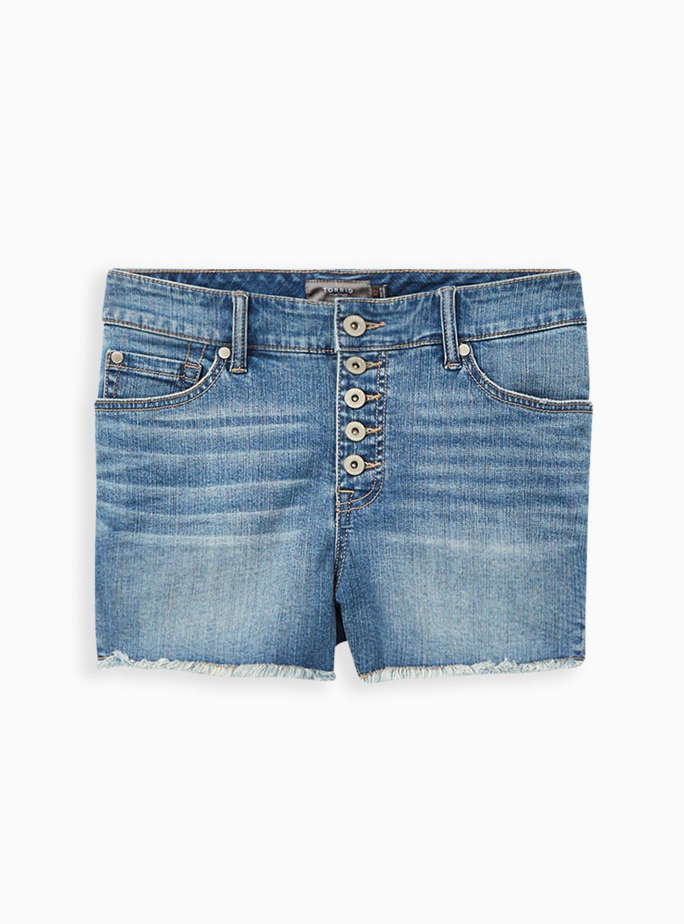 3.5 Inch Vintage Stretch Mid-Rise Short, CALI LOVE, hi-res