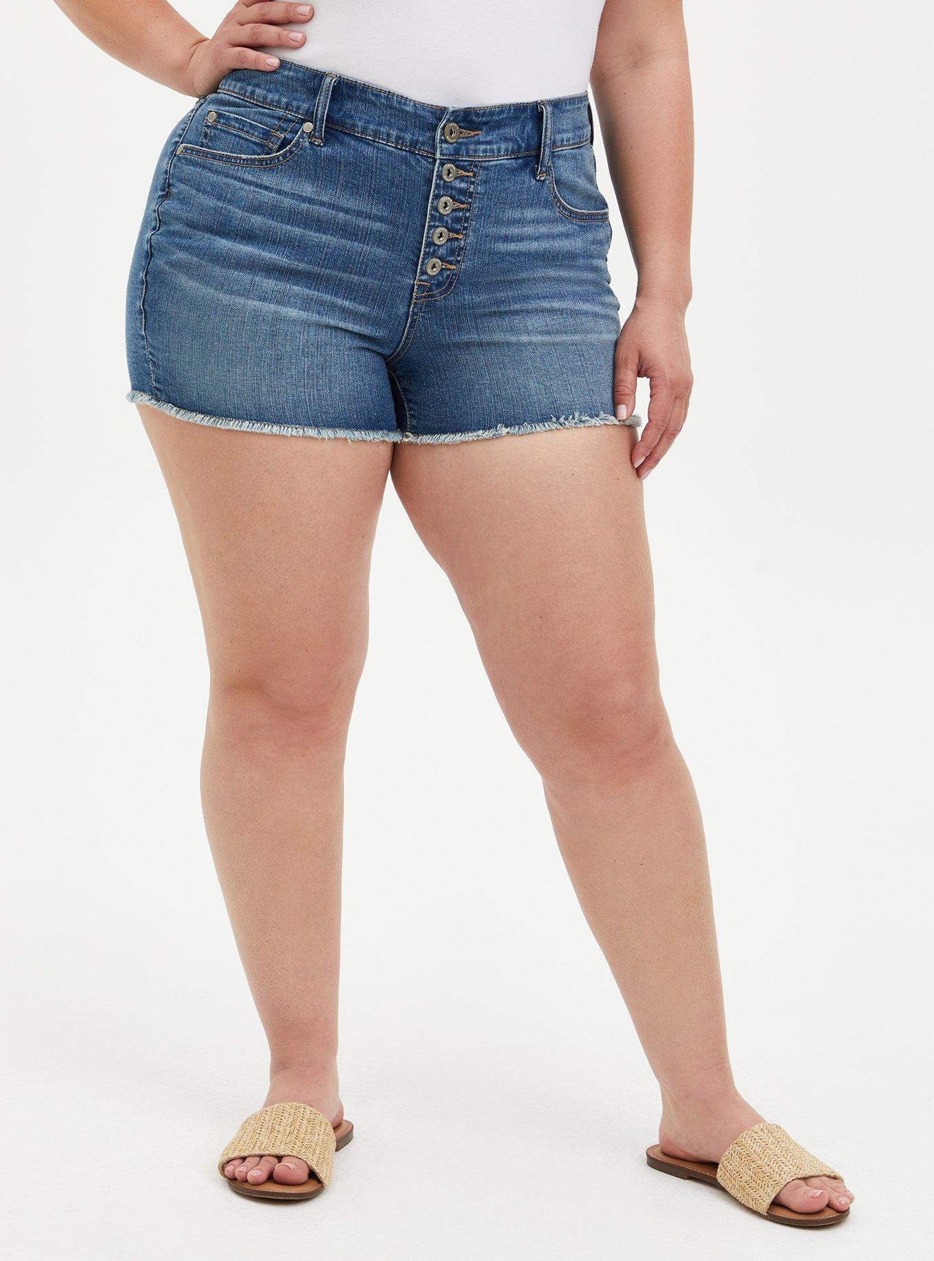 3.5 Inch Vintage Stretch Mid-Rise Short, CALI LOVE, hi-res