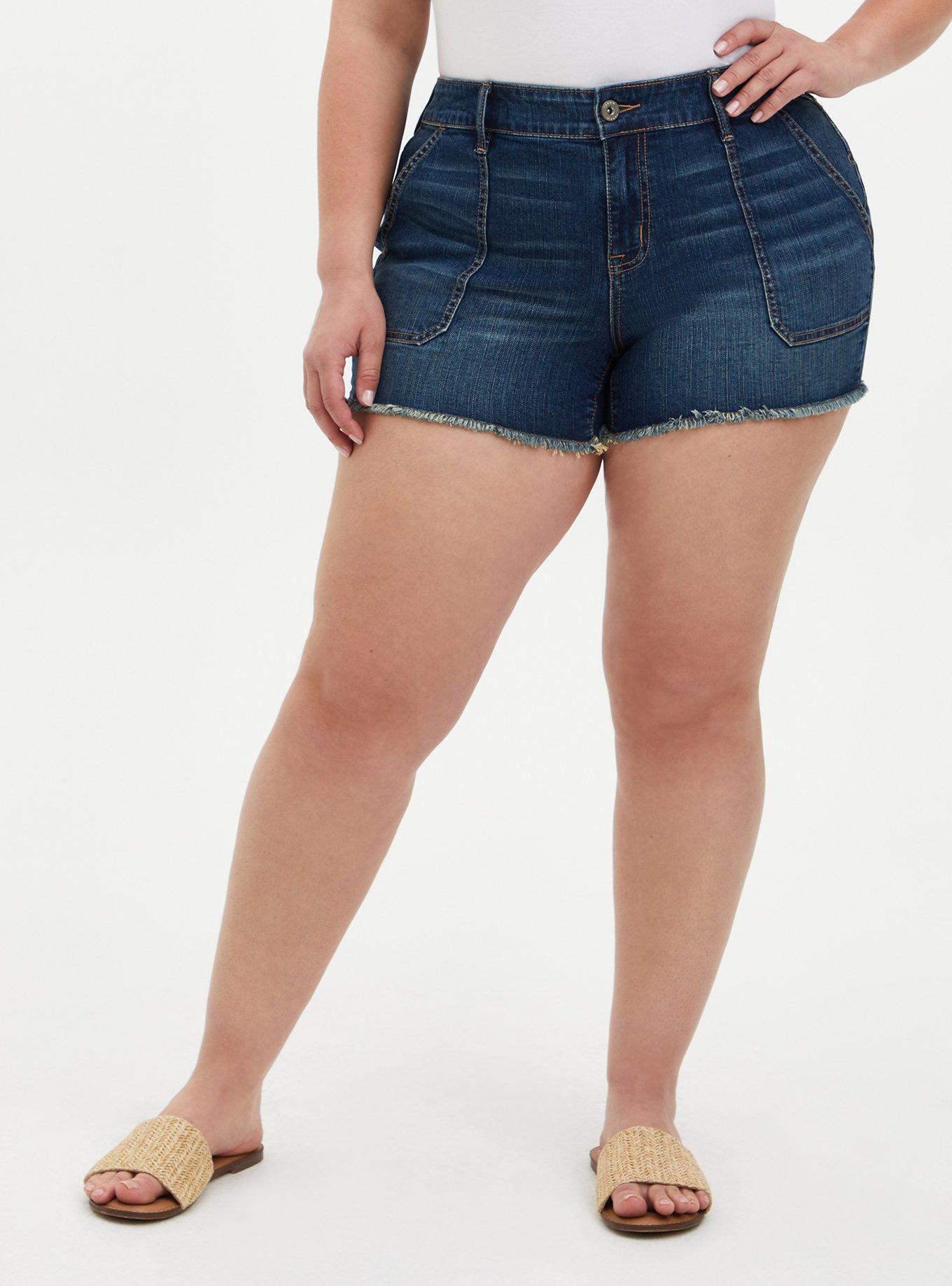 Plus Size - 3.5 Inch Vintage Stretch Mid-Rise Short - Torrid