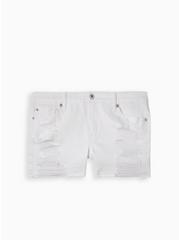 3.5 Inch Vintage Stretch Mid-Rise Short, OPTIC WHITE, hi-res