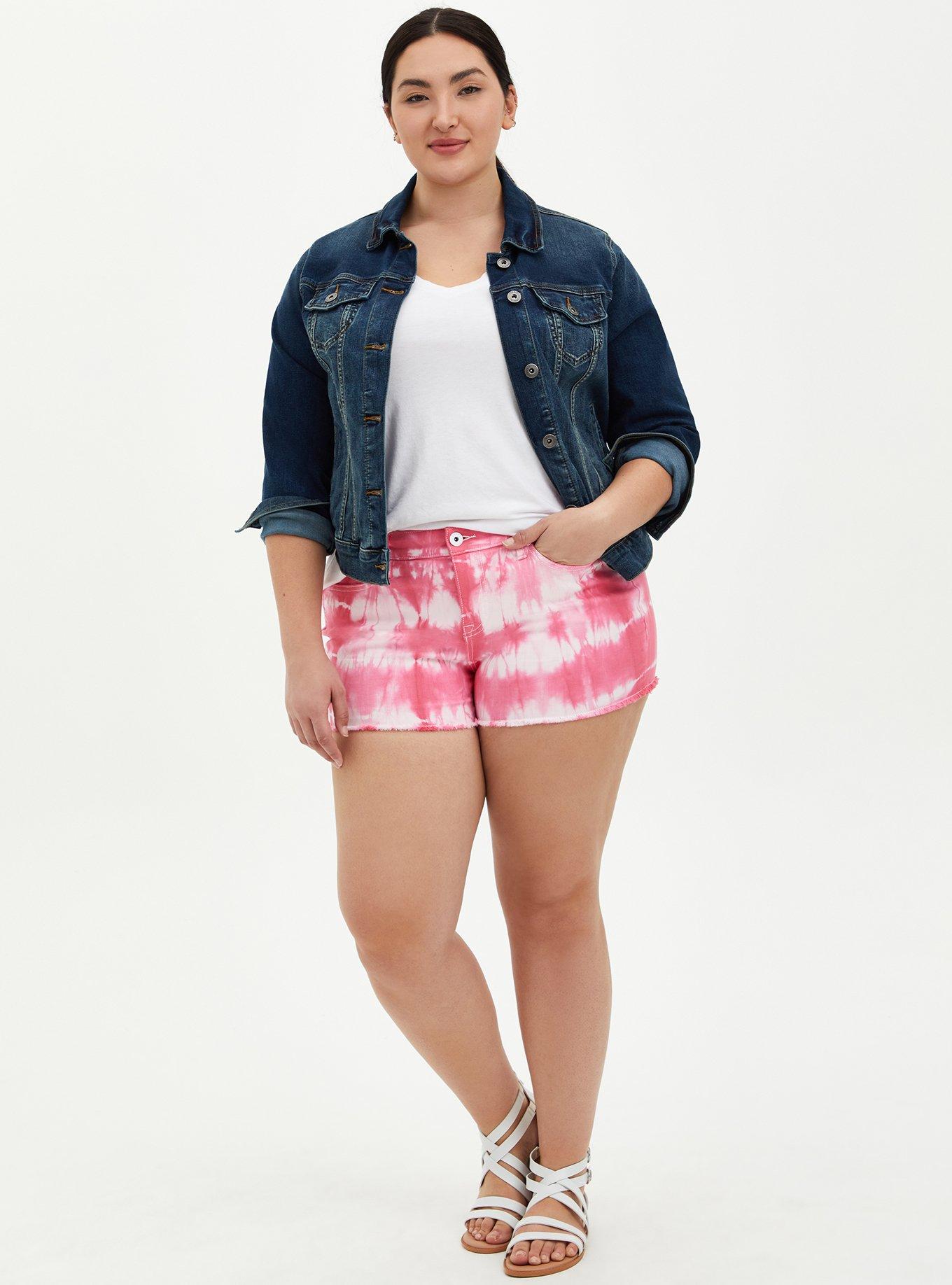 3.5 Inch Vintage Stretch Mid-Rise Short, PINK CARNATION, alternate