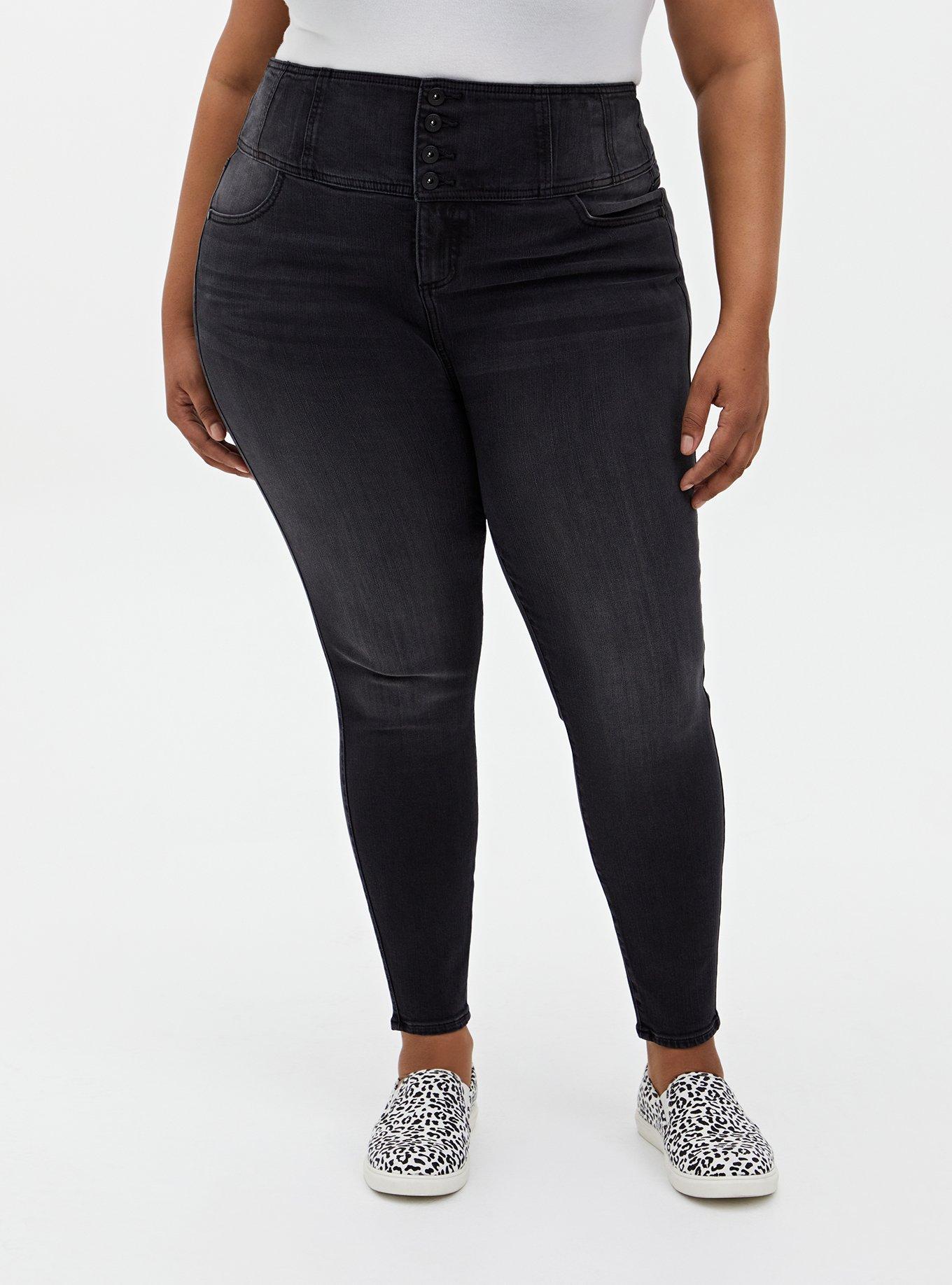 Plus Size - Corset Skinny Premium Stretch High-Rise Jean - Torrid