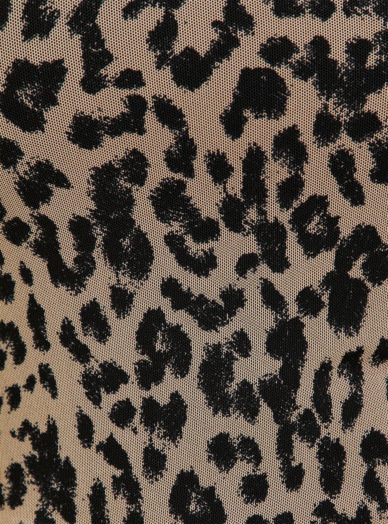 Sheer Mesh Crew Neck Tee, ANIMAL, alternate