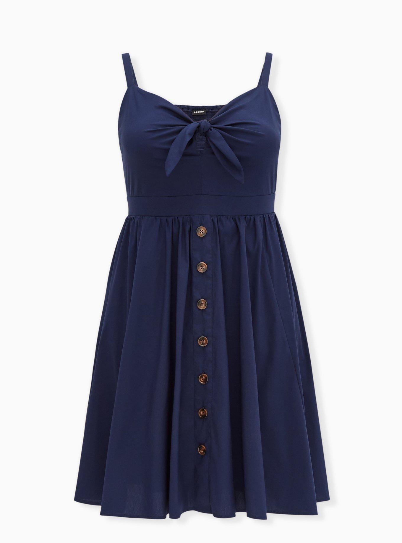 Navy blue dress outlet torrid