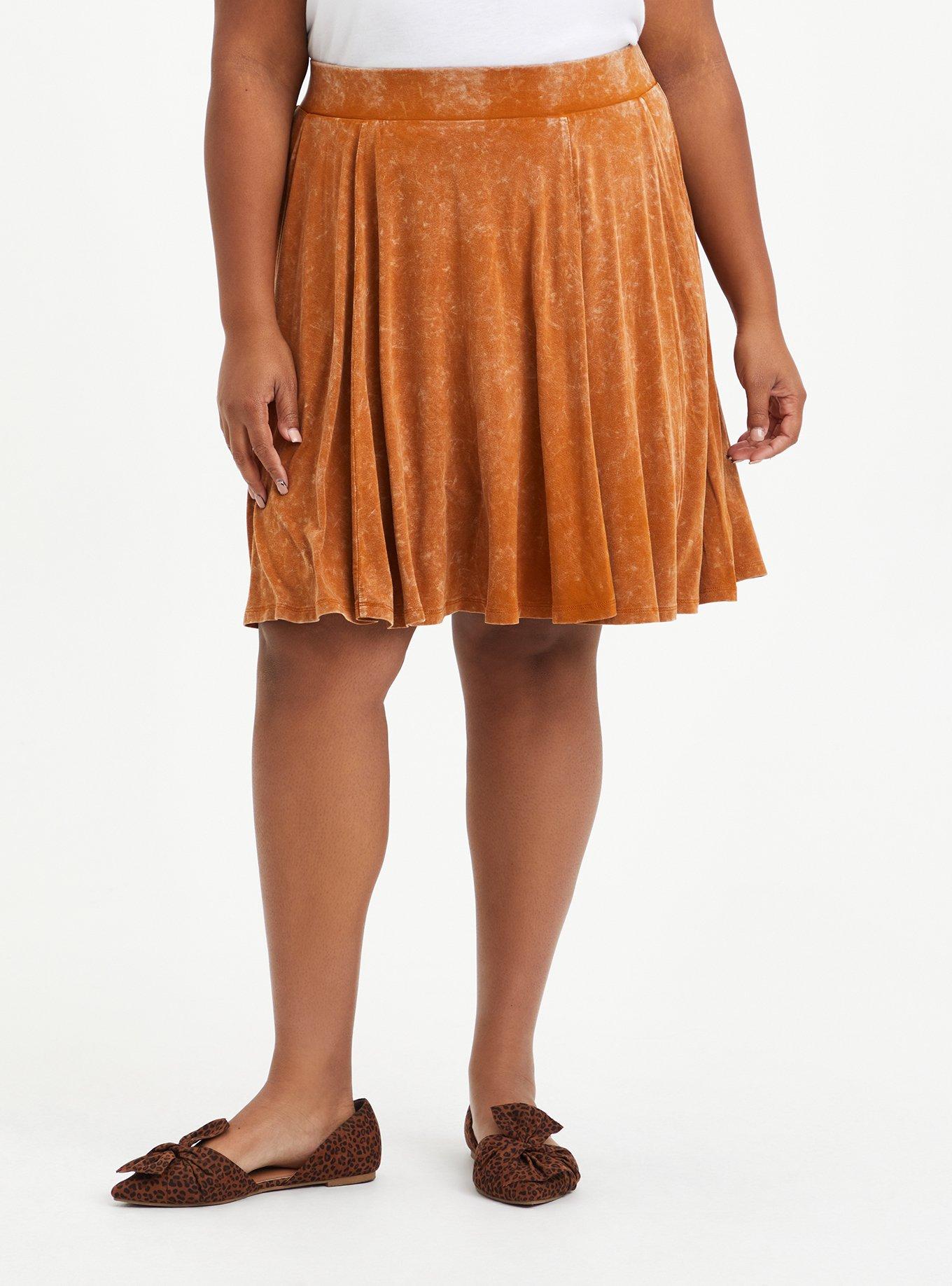 Plus Size - Mini Jersey Skater Skirt - Torrid