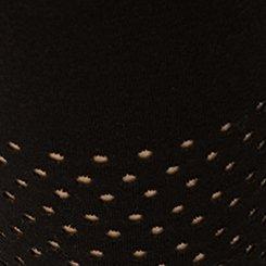 Crop Laser Cut Hem Legging, BLACK, swatch