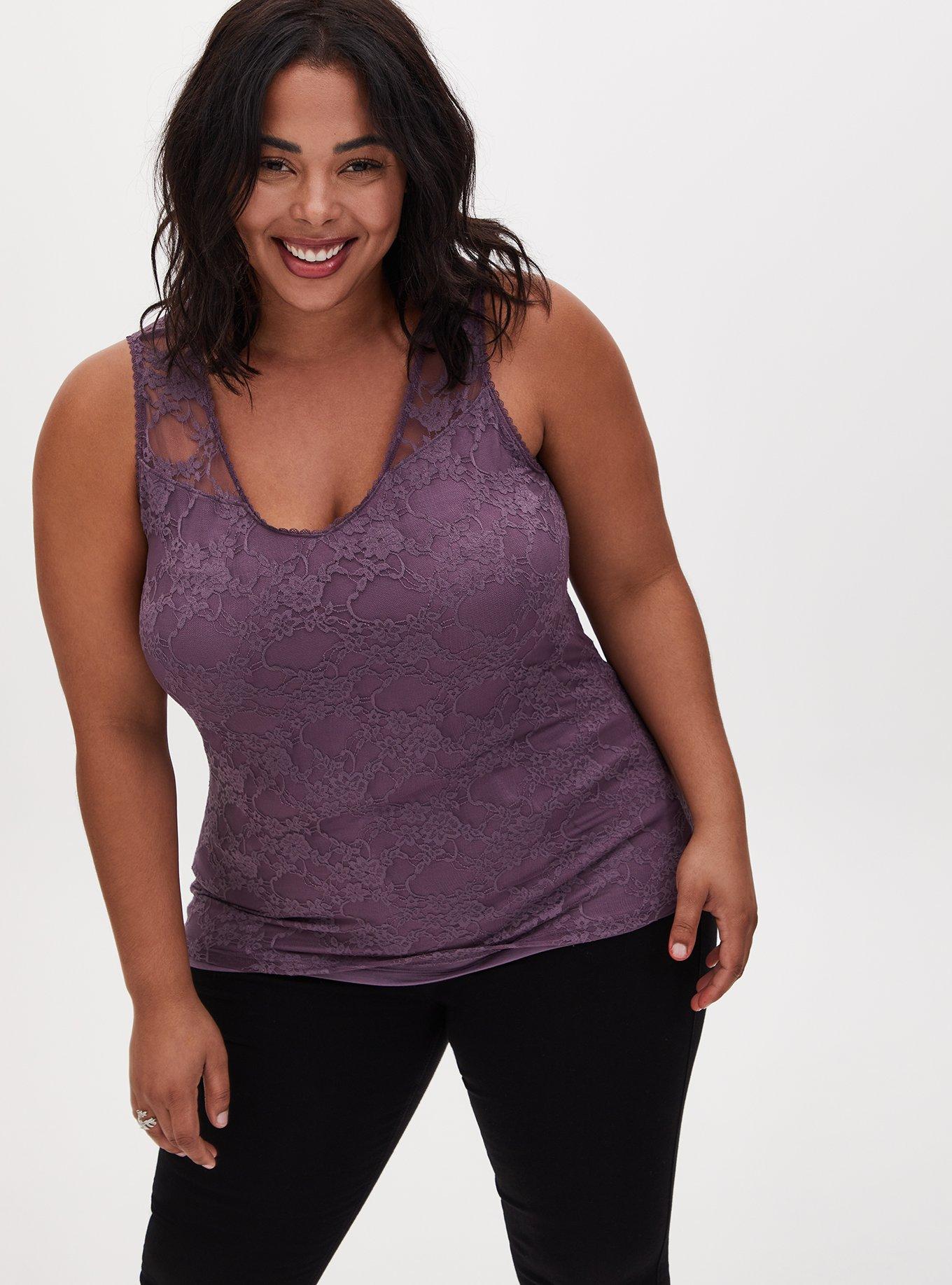 Casual Sleeveless Hit Color Lsce Plus size Tops