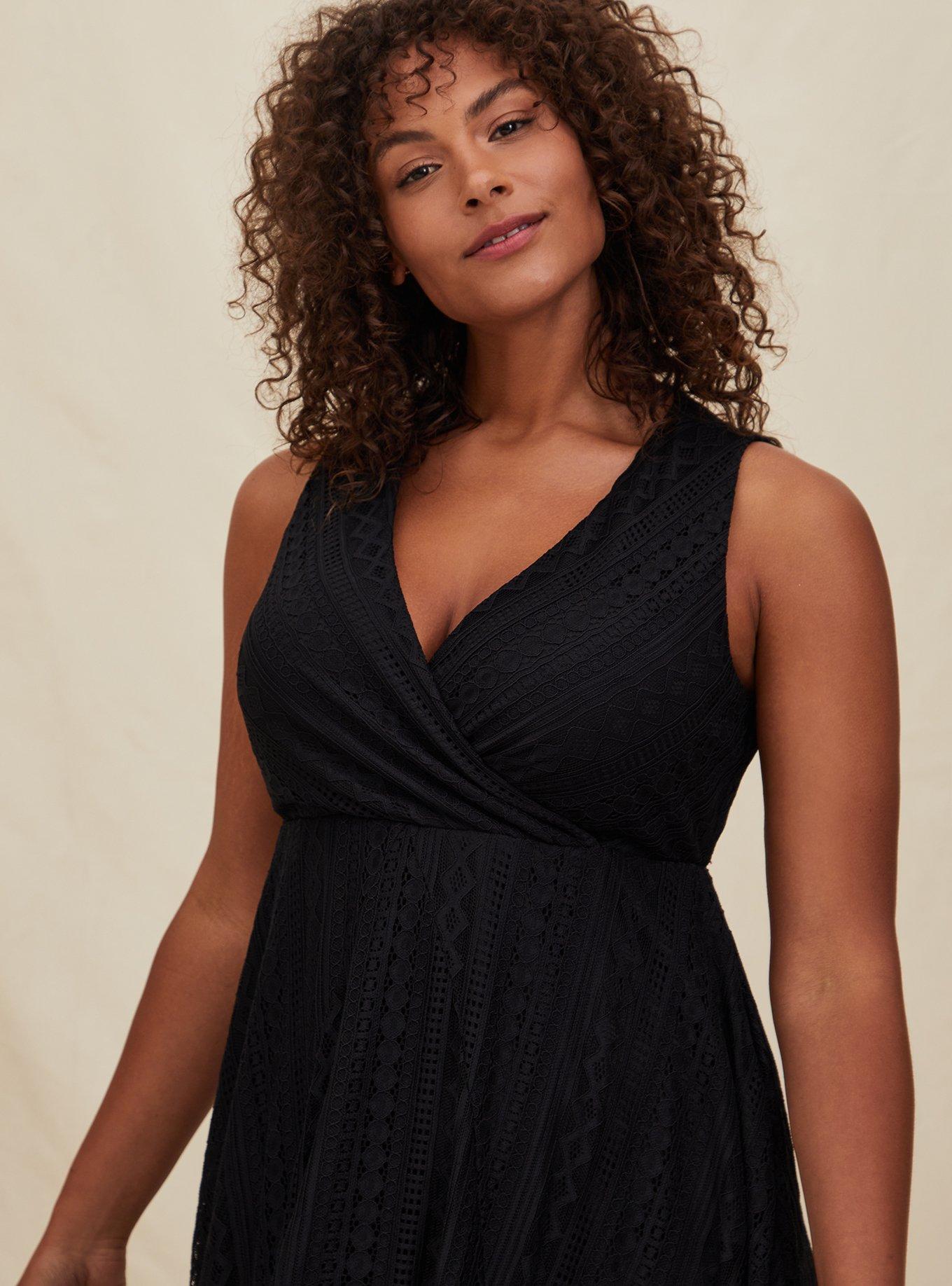 short black lace skater dress Black Lace Mini, Short Sleeve Mock Neck Skater Dress. Flirty and fun! Never  Worn