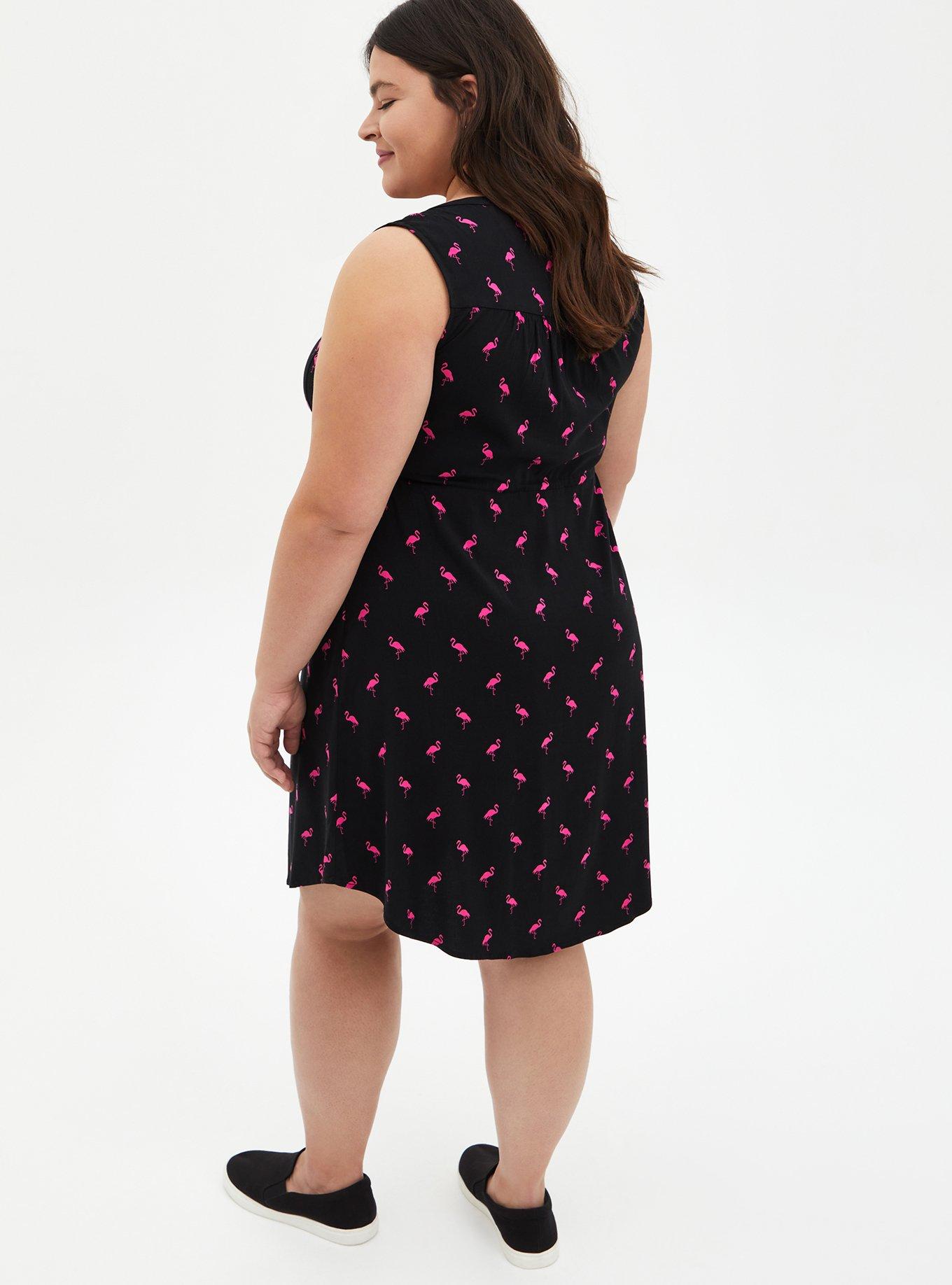 Plus Size - Red Polka Dot Stretch Challis Off Shoulder Blouse - Torrid