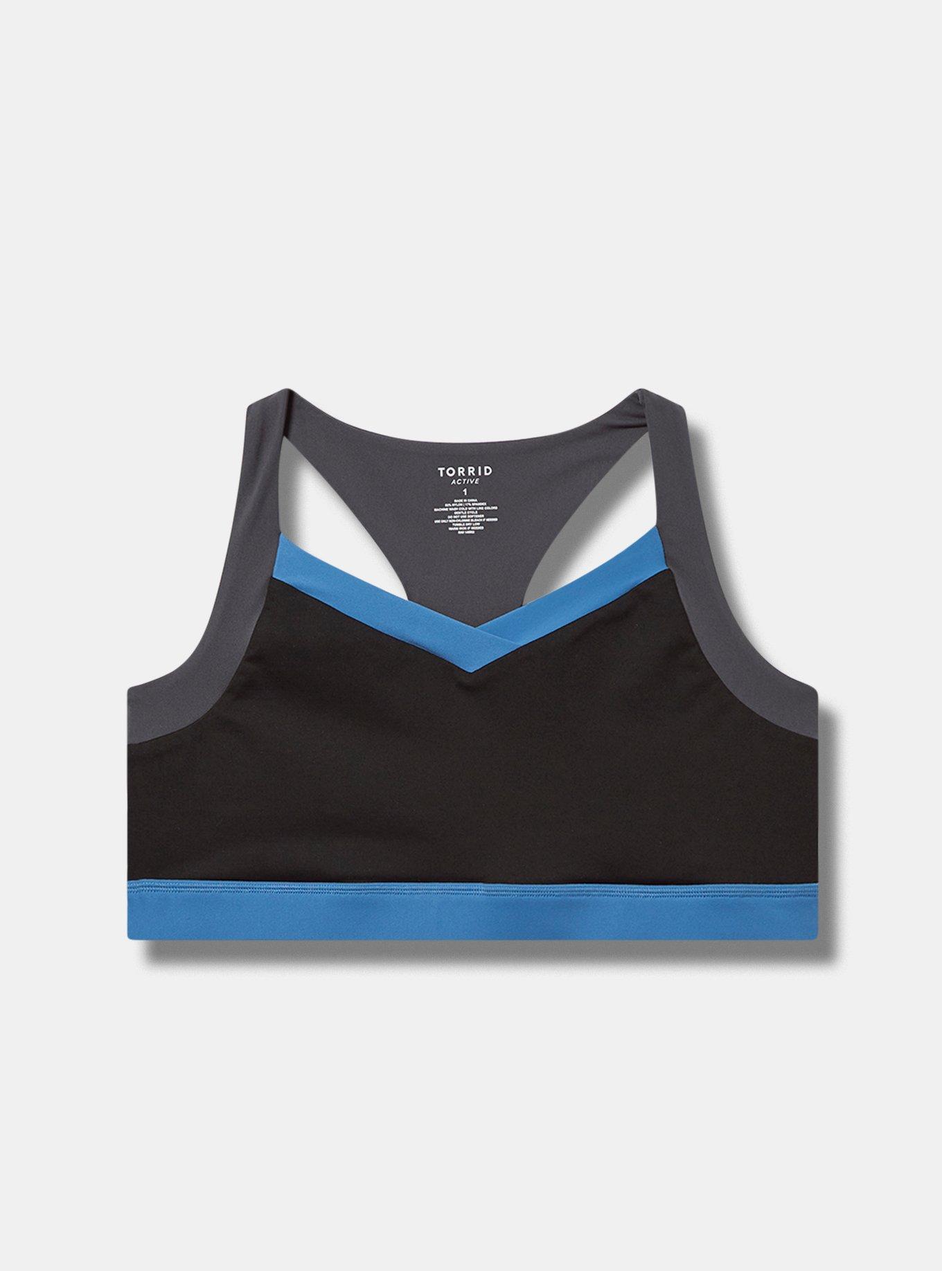 Plus Size LowImpact Wireless VNeck Active Sports Bra Torrid