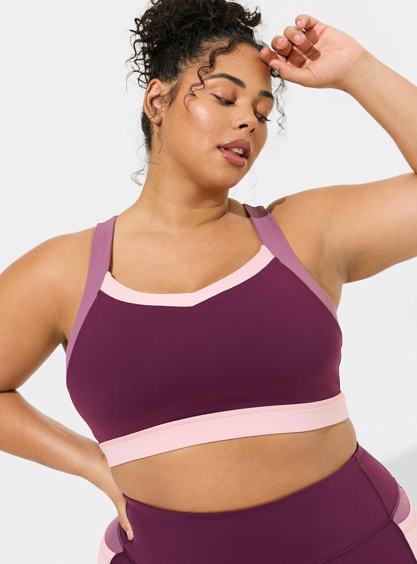 Plus Size - Wire-Free Hi-Impact Zip-Front Sports Bra - Torrid