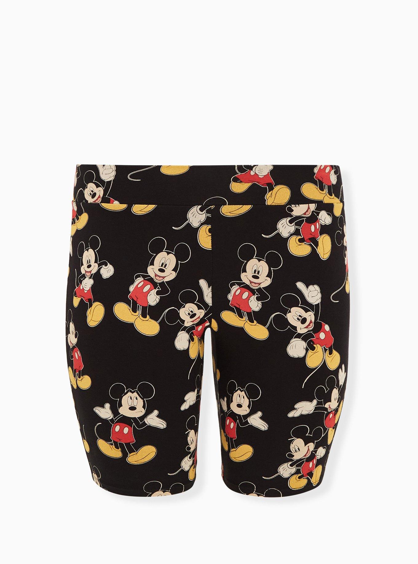 Plus Size - Disney Mickey Mouse Black Bike Short - Torrid