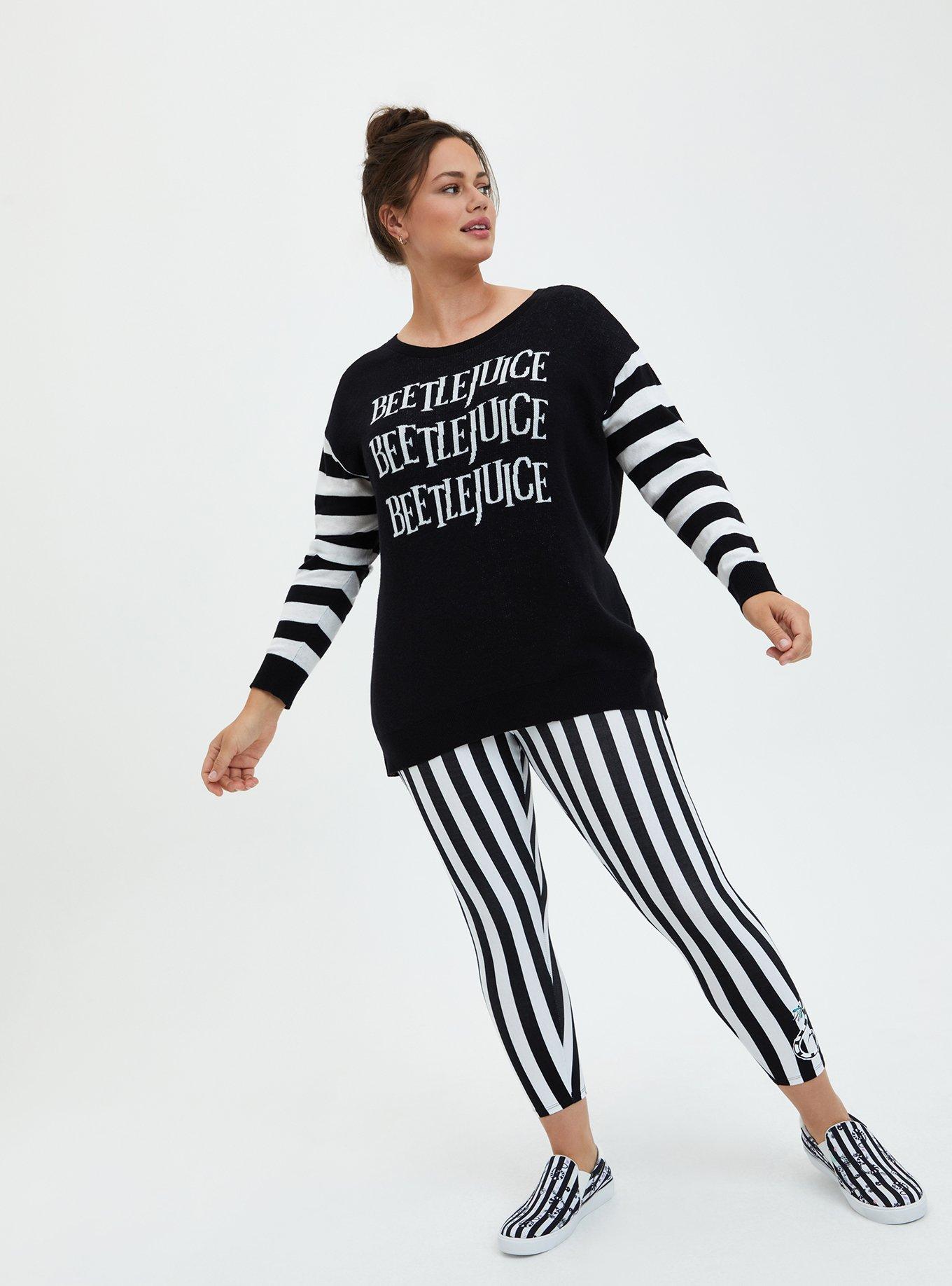 Beetlejuice Three popular TimesCutout Back Sweater - Jersey Black