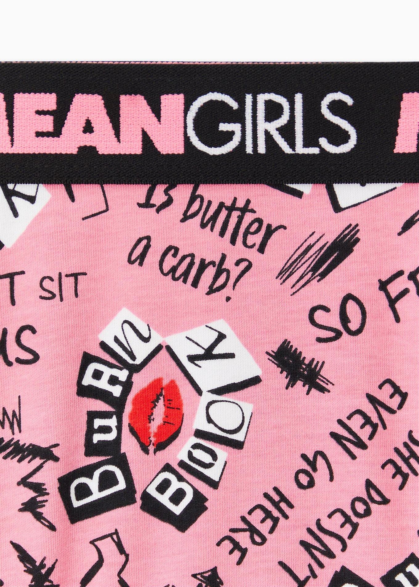 Plus Size - Mean Girls Burn Book Pink & Black Cotton Hipster Panty - Torrid