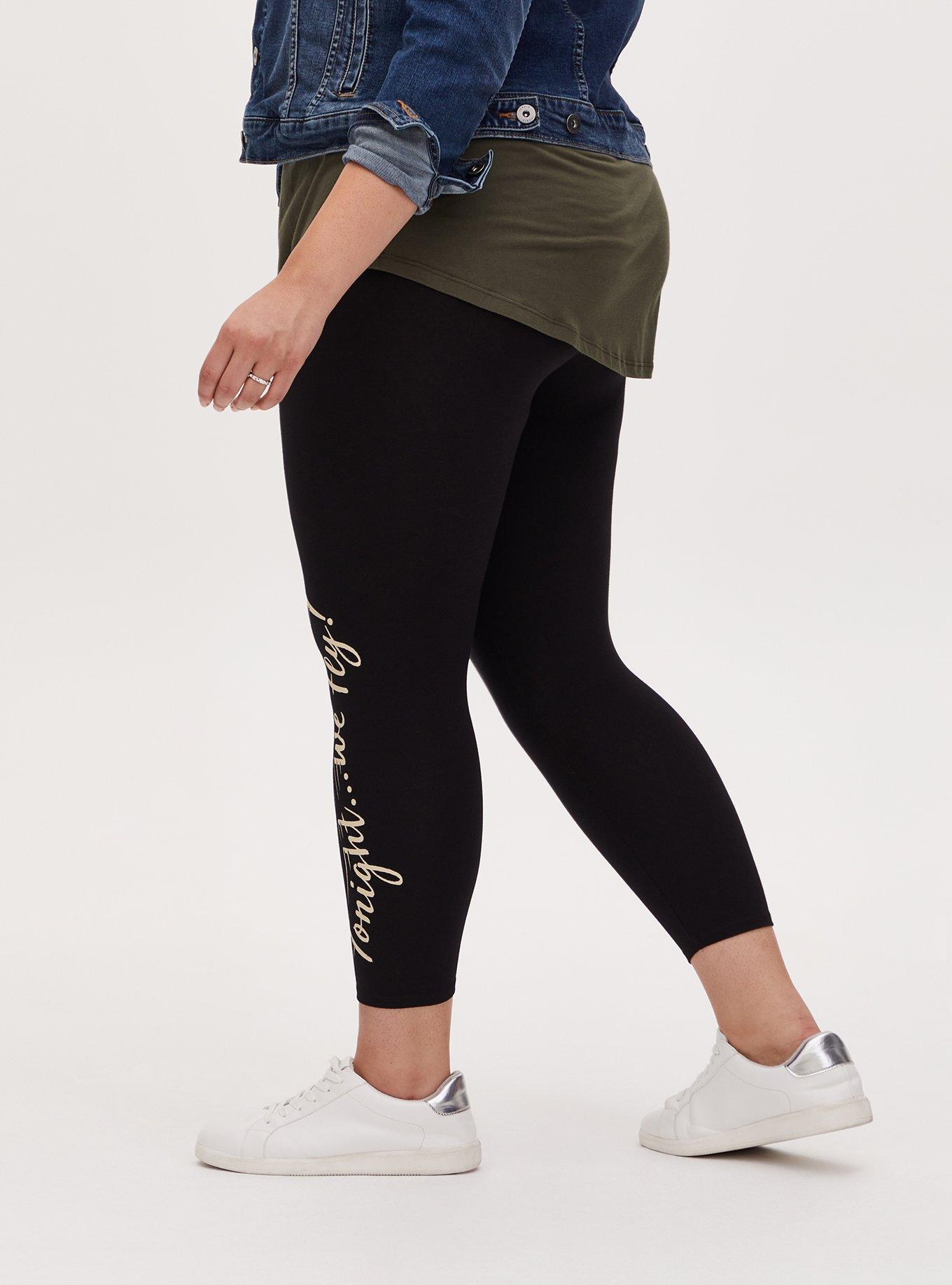 Plus Size - Disney Hocus Pocus Tonight We Fly Broom Crop Legging