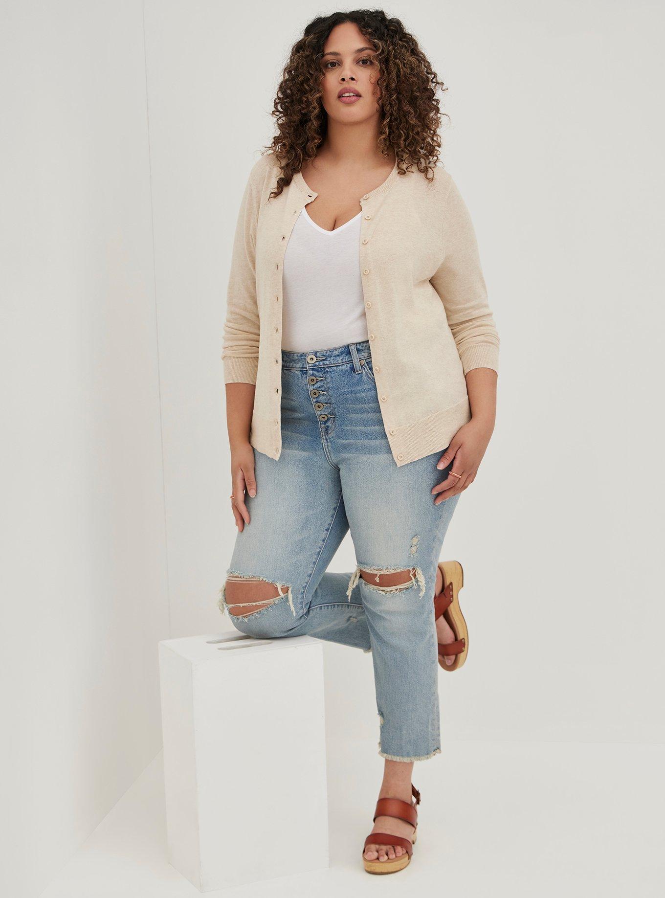 Plus size oatmeal cardigan hotsell