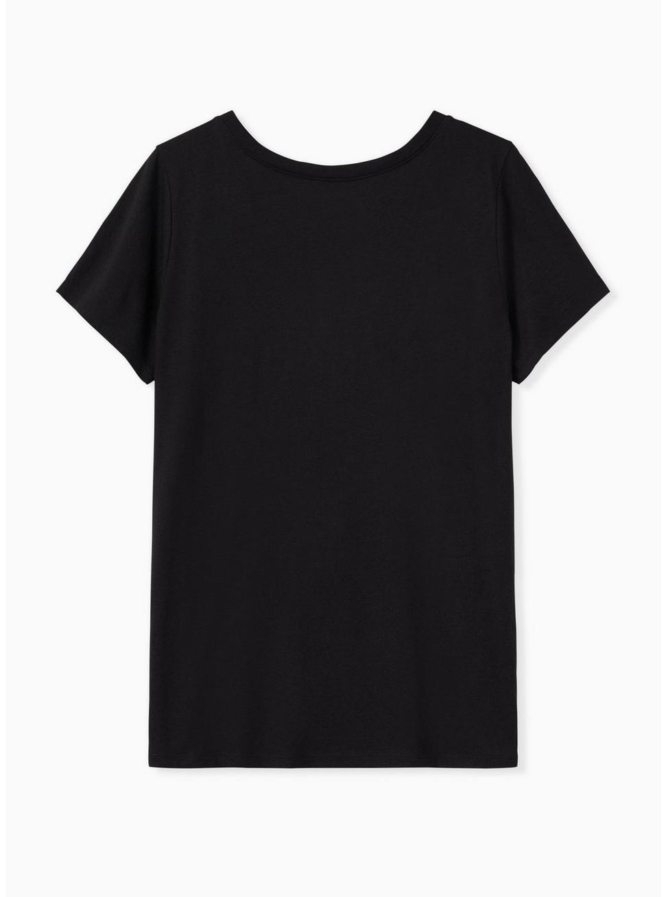 Plus Size - Save The Drama For Your Mama Black V-Neck Tee - Torrid